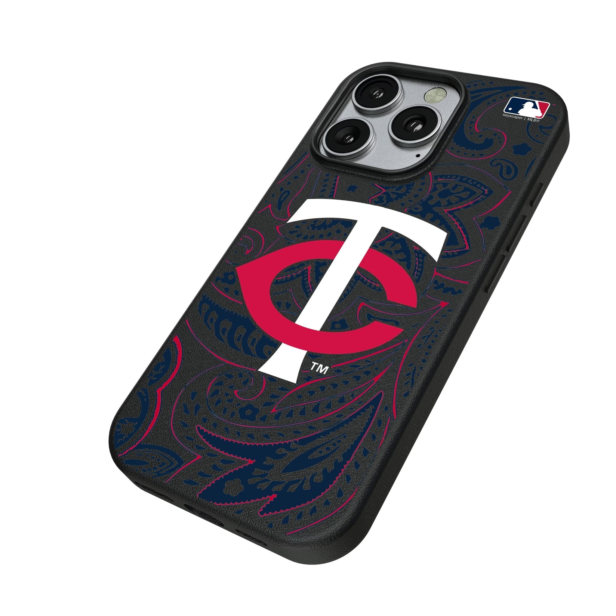 Minnesota Twins Paisley MagSafe Compatible Phone Case for Apple iPhone 2