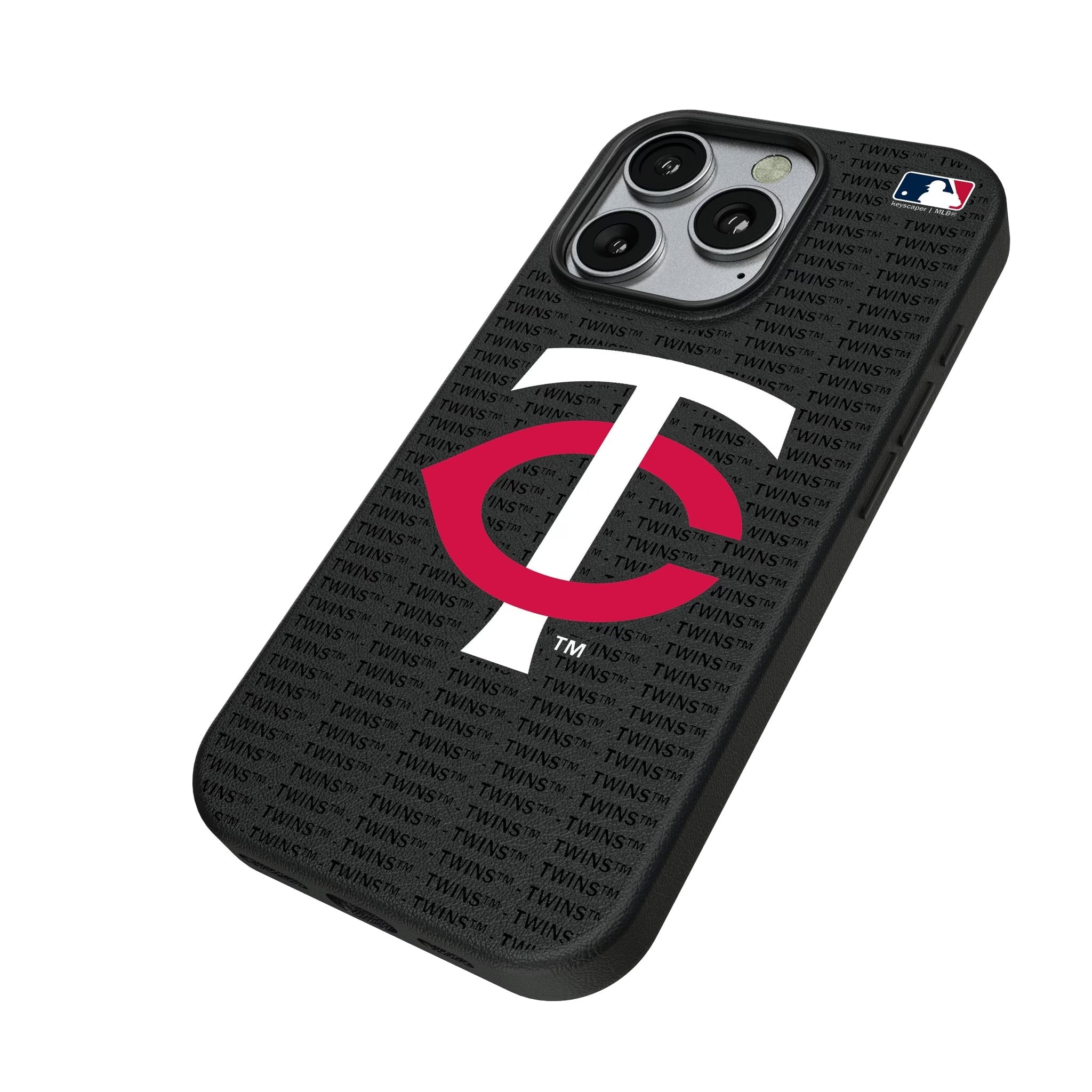 Minnesota Twins Text Backdrop MagSafe Compatible Phone Case for Apple iPhone 2