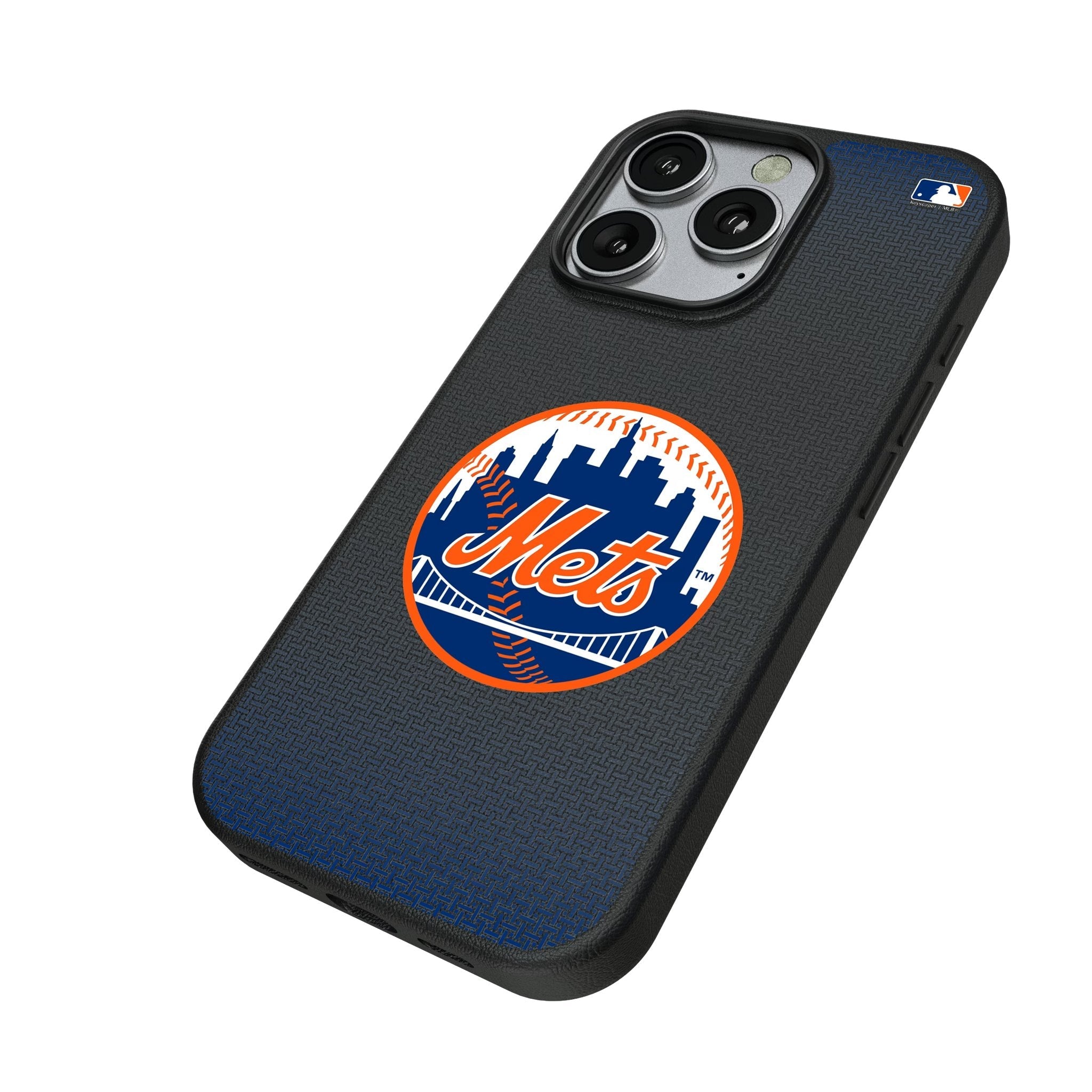 New York Mets Linen MagSafe Compatible Phone Case for Apple iPhone 2