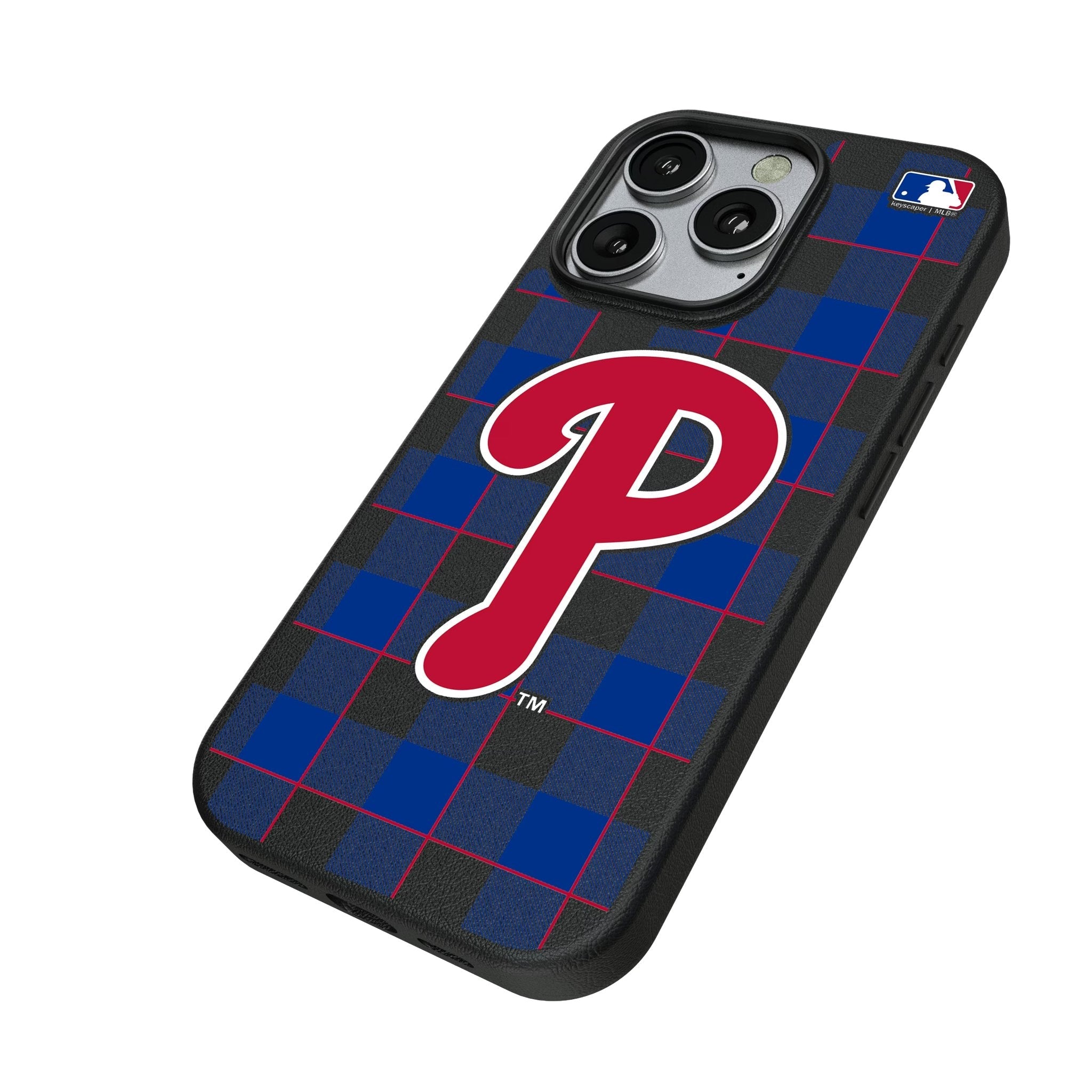 Philadelphia Phillies Plaid MagSafe Compatible Phone Case for Apple iPhone