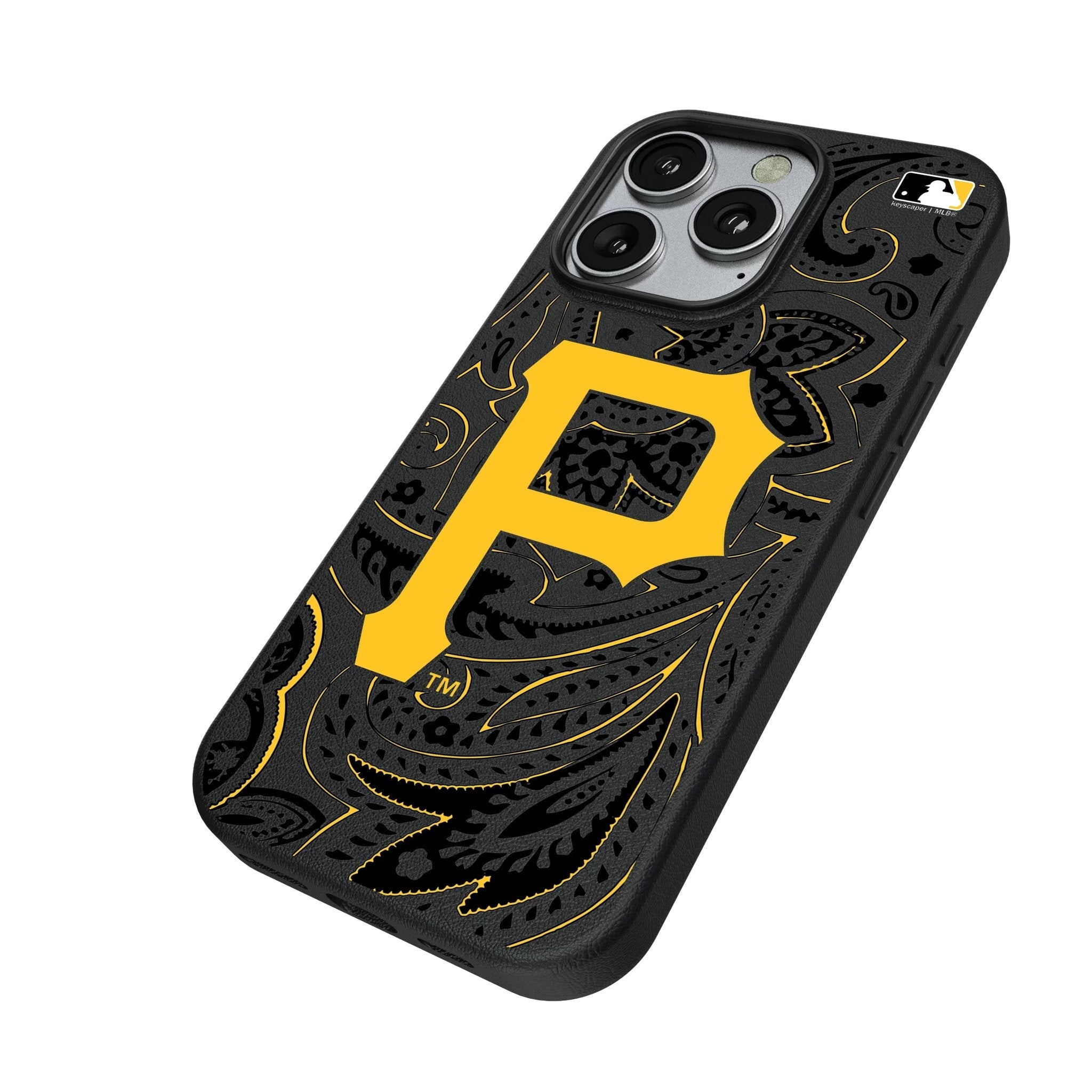 Pittsburgh Pirates Paisley MagSafe Compatible Phone Case for Apple iPhone 2