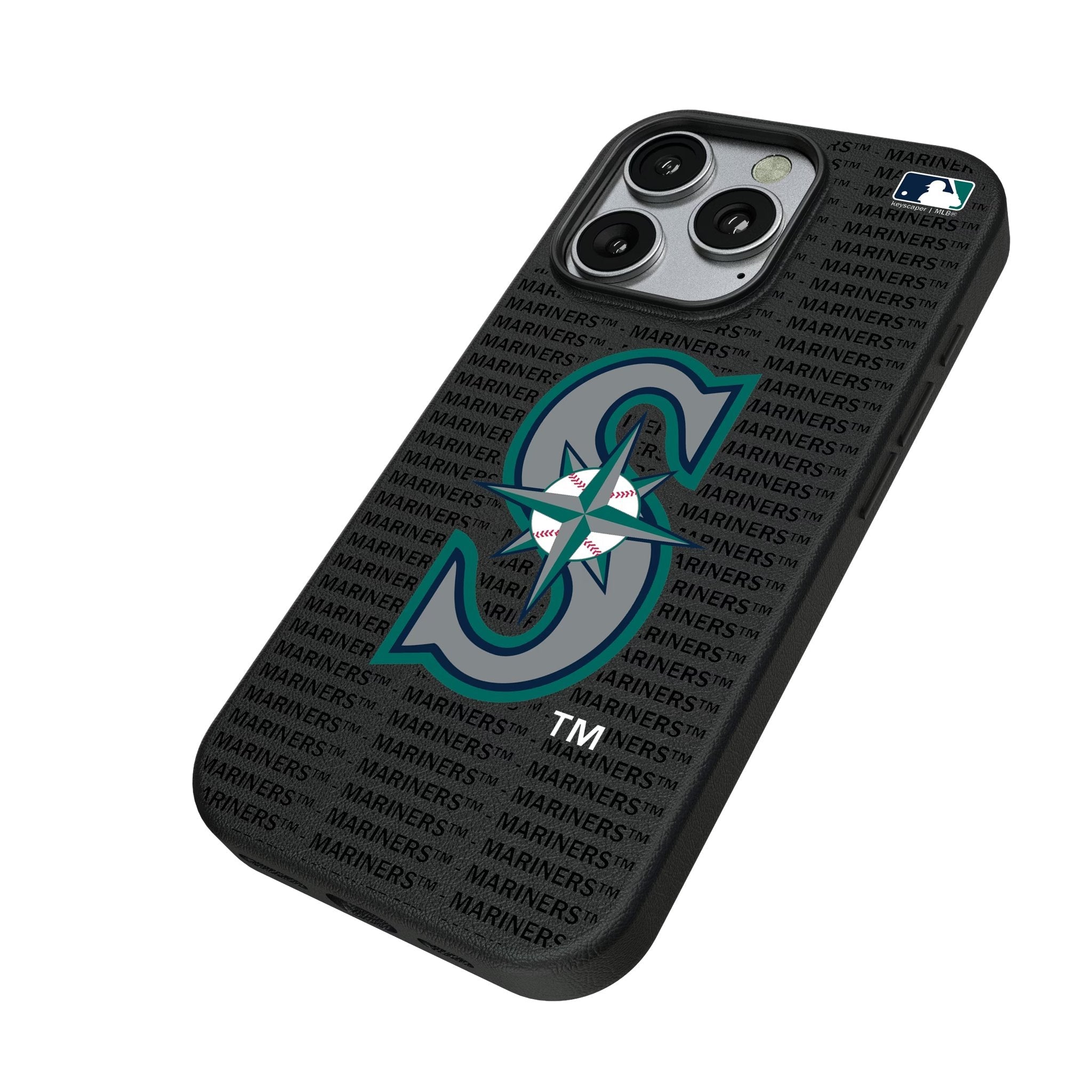 Seattle Mariners Text Backdrop MagSafe Compatible Phone Case for Apple iPhone 2