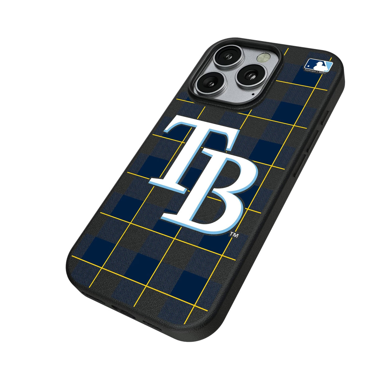 Tampa Bay Rays Plaid MagSafe Compatible Phone Case for Apple iPhone 2