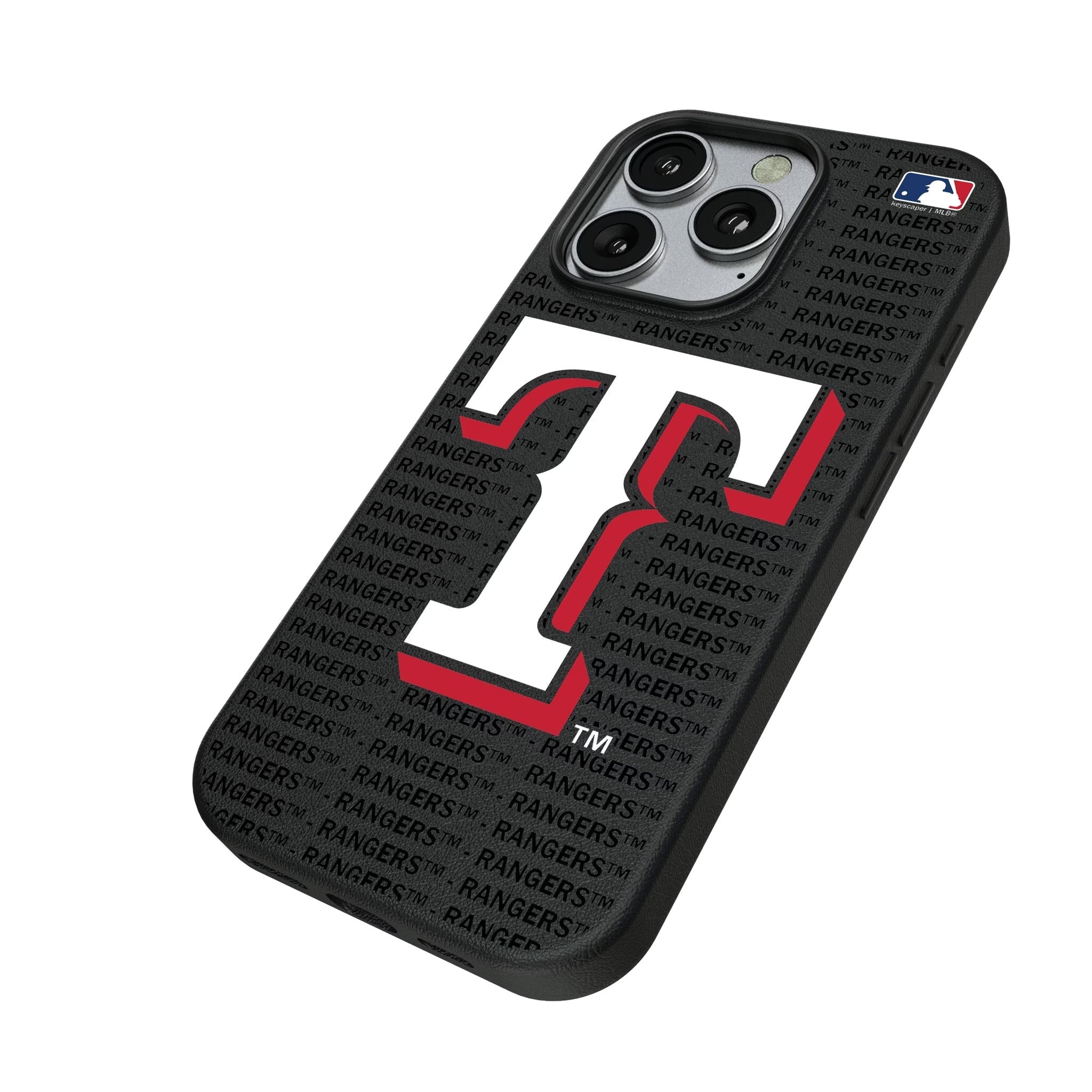 Texas Rangers Text Backdrop MagSafe Compatible Phone Case for Apple iPhone