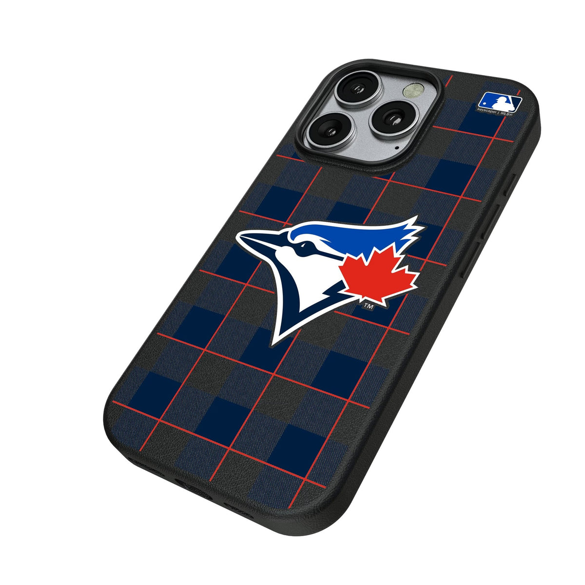 Toronto Blue Jays Plaid MagSafe Compatible Phone Case for Apple iPhone 2