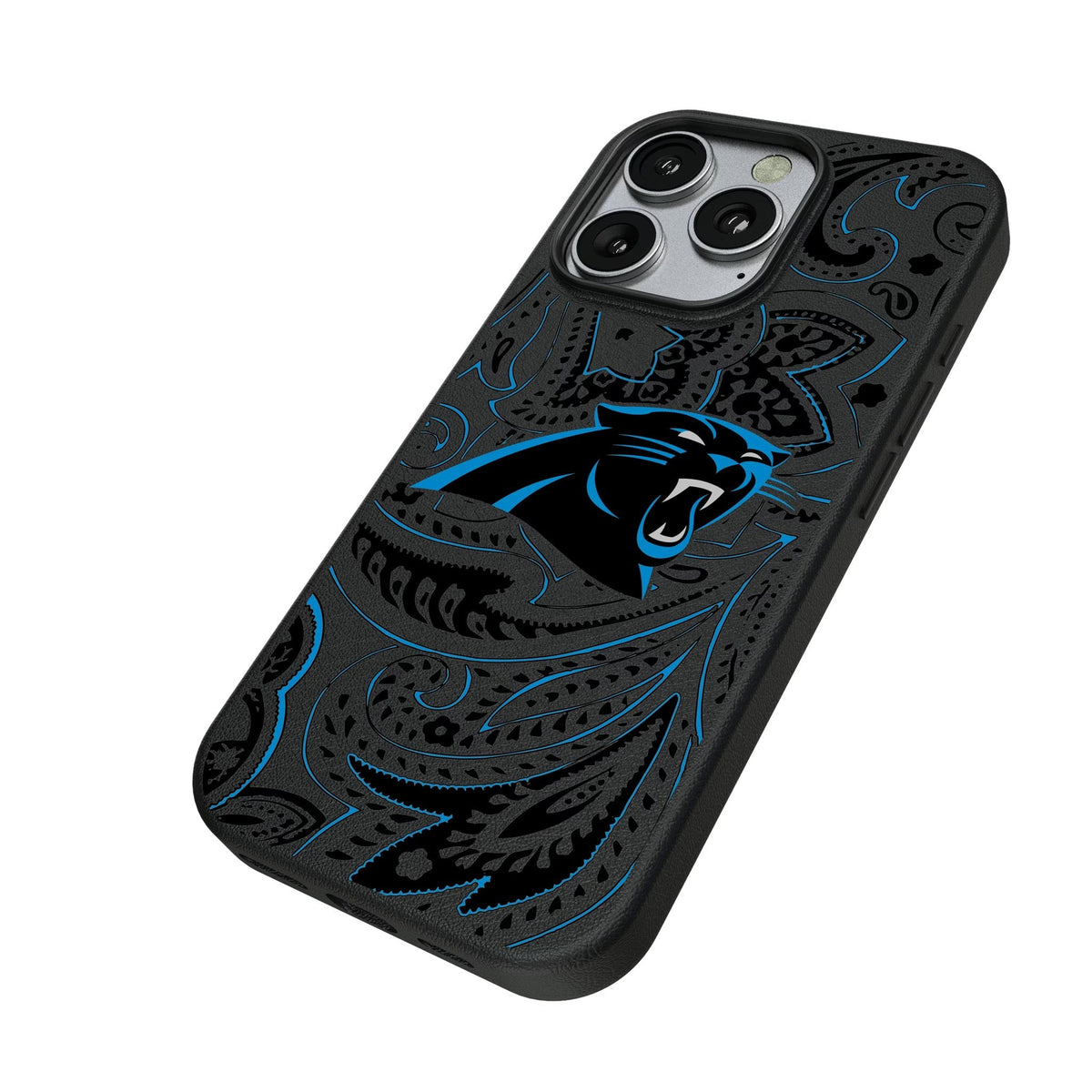 Carolina Panthers Paisley MagSafe Compatible Phone Case for Apple iPhone 2