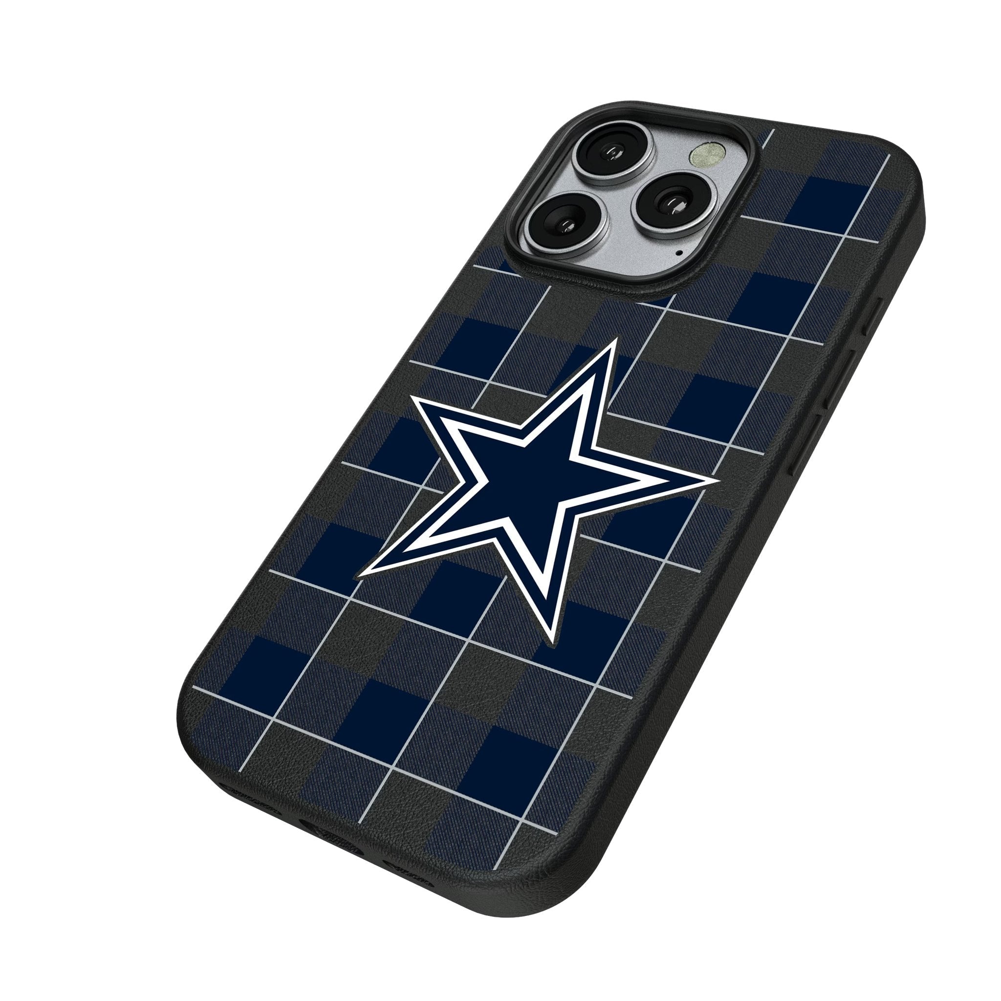 Dallas Cowboys Plaid MagSafe Compatible Phone Case for Apple iPhone