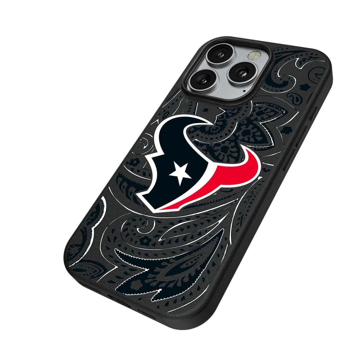 Houston Texans Paisley MagSafe Compatible Phone Case for Apple iPhone