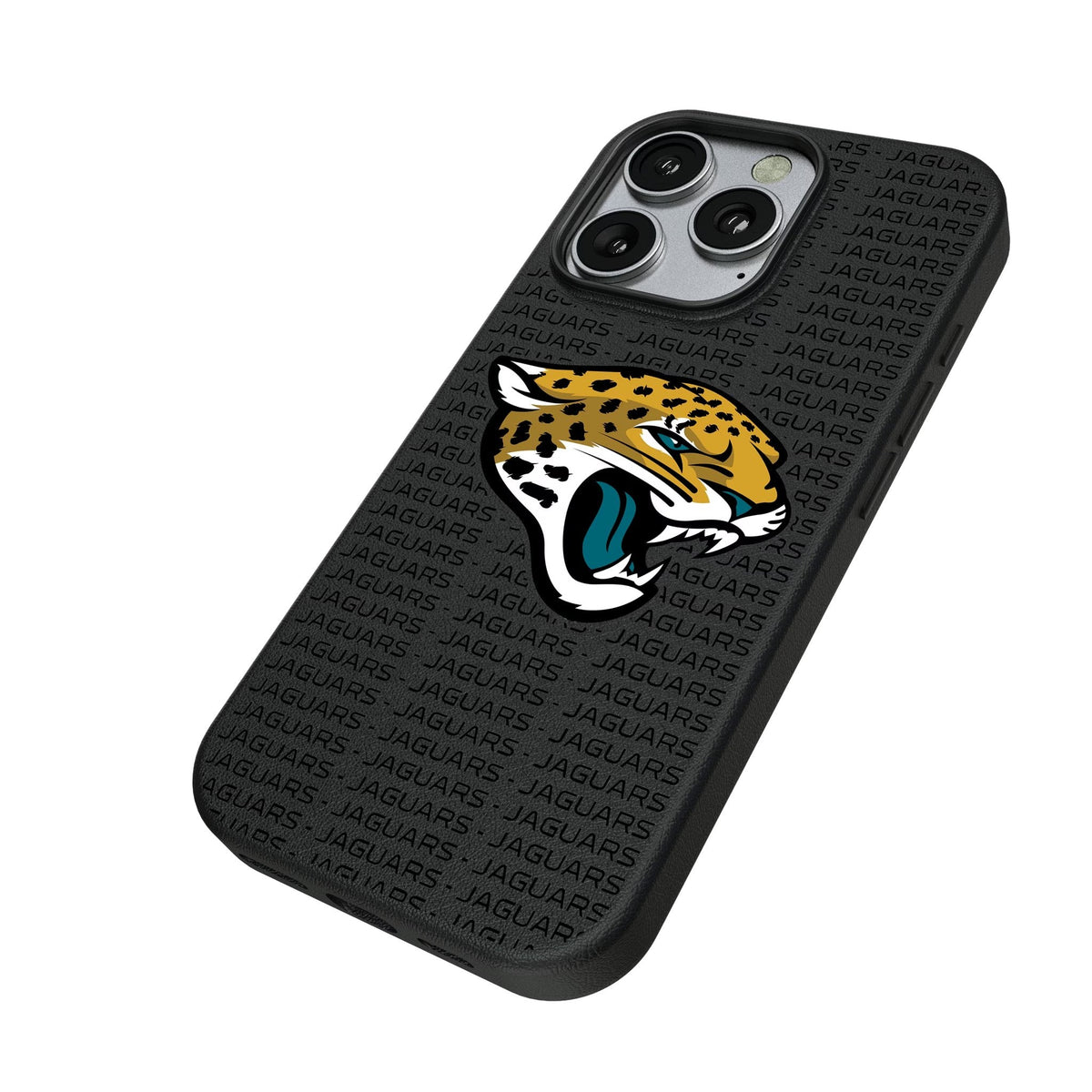Jacksonville Jaguars Text Backdrop MagSafe Compatible Phone Case for Apple iPhone