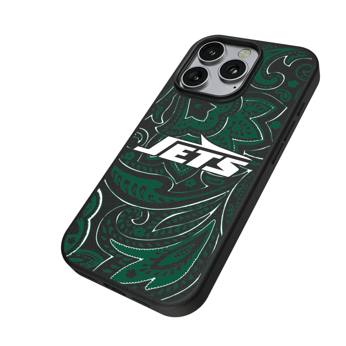 New York Jets Paisley MagSafe Compatible Phone Case for Apple iPhone 2
