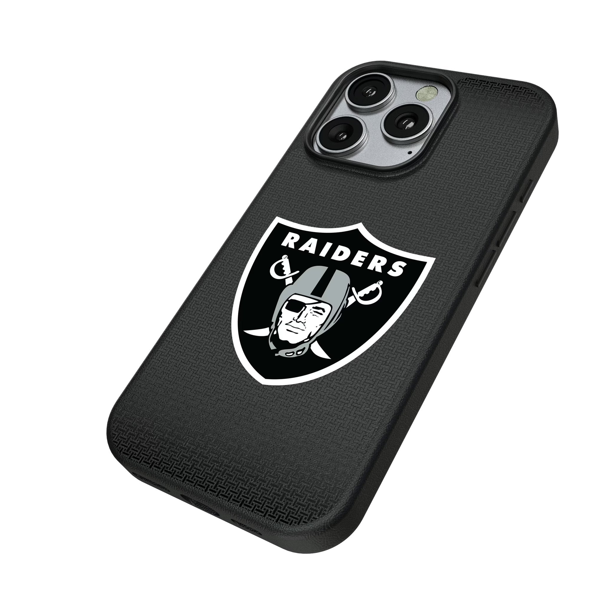 Las Vegas Raiders Linen MagSafe Compatible Phone Case for Apple iPhone 2