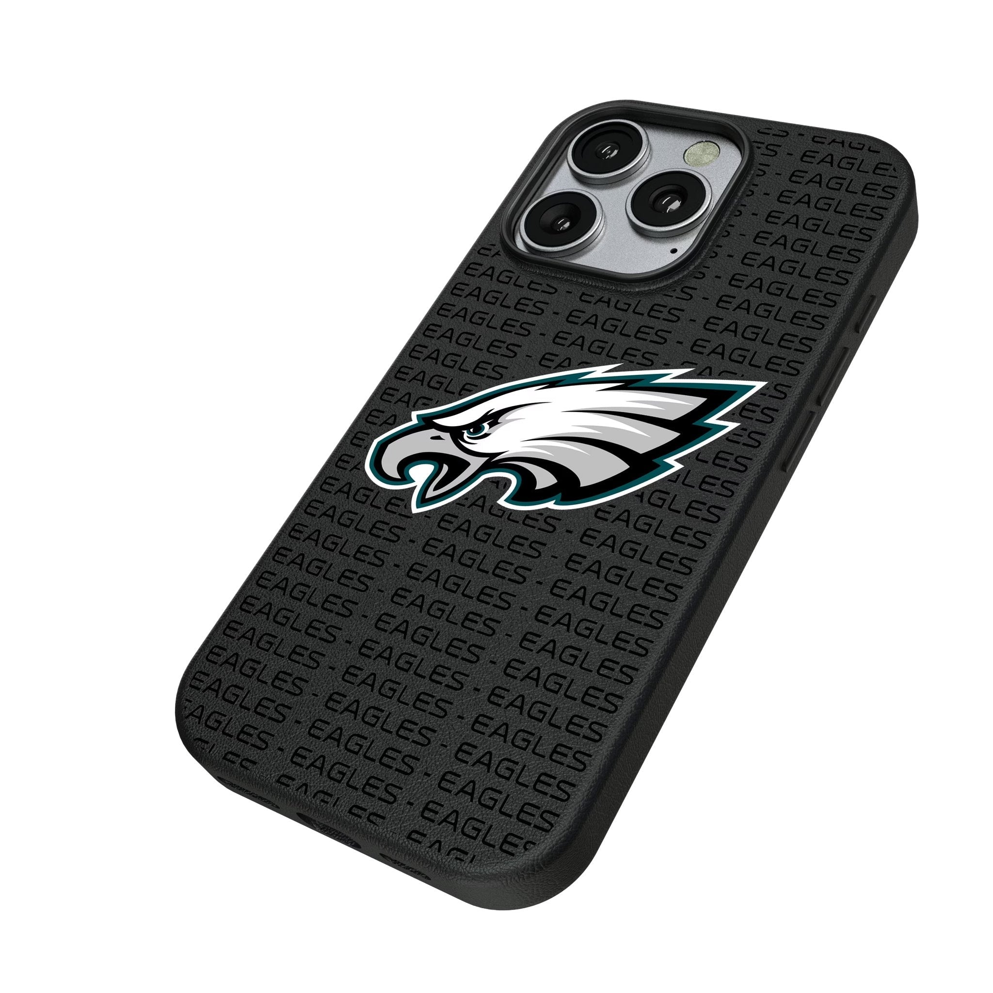 Philadelphia Eagles Text Backdrop MagSafe Compatible Phone Case for Apple iPhone 2