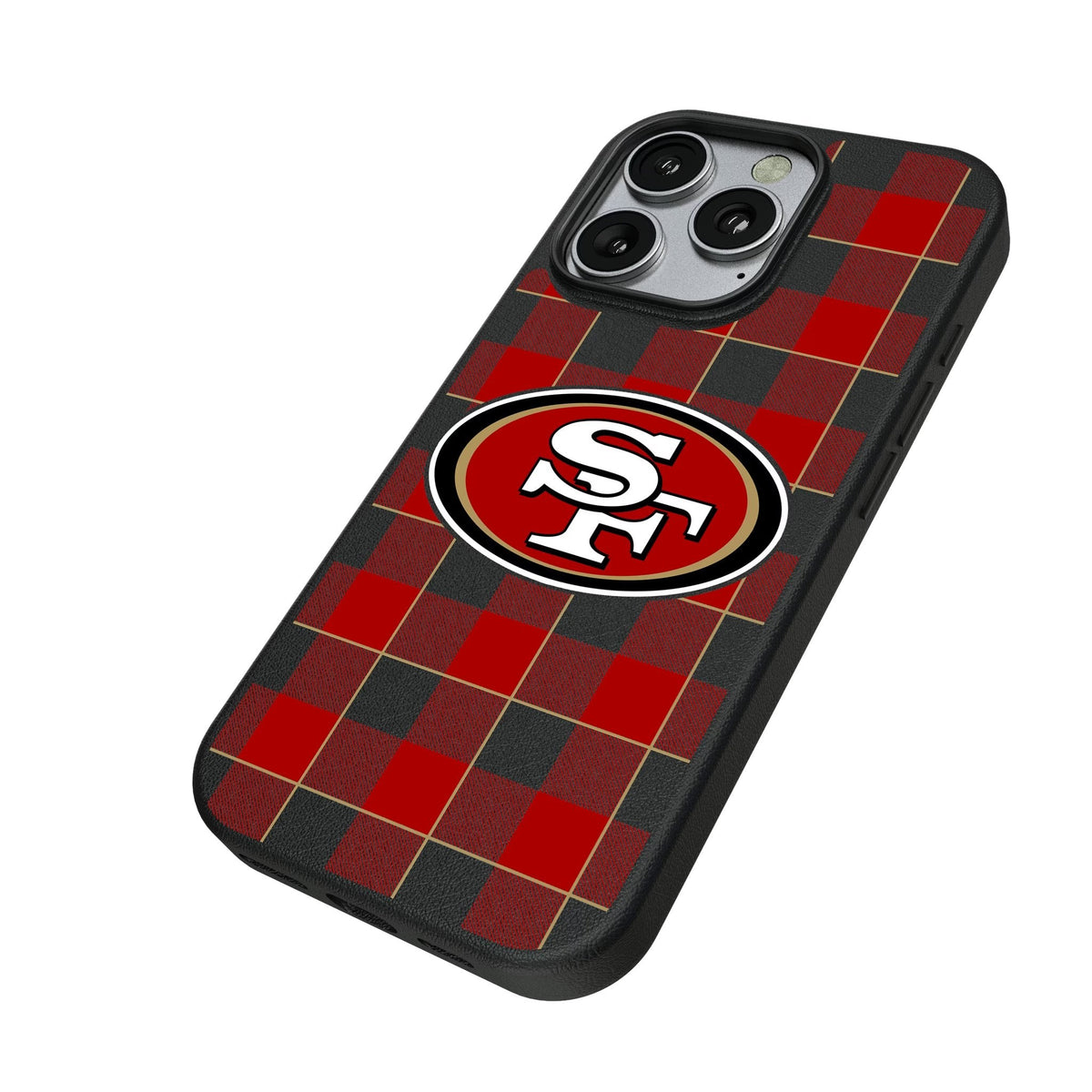 San Francisco 49ers Plaid MagSafe Compatible Phone Case for Apple iPhone