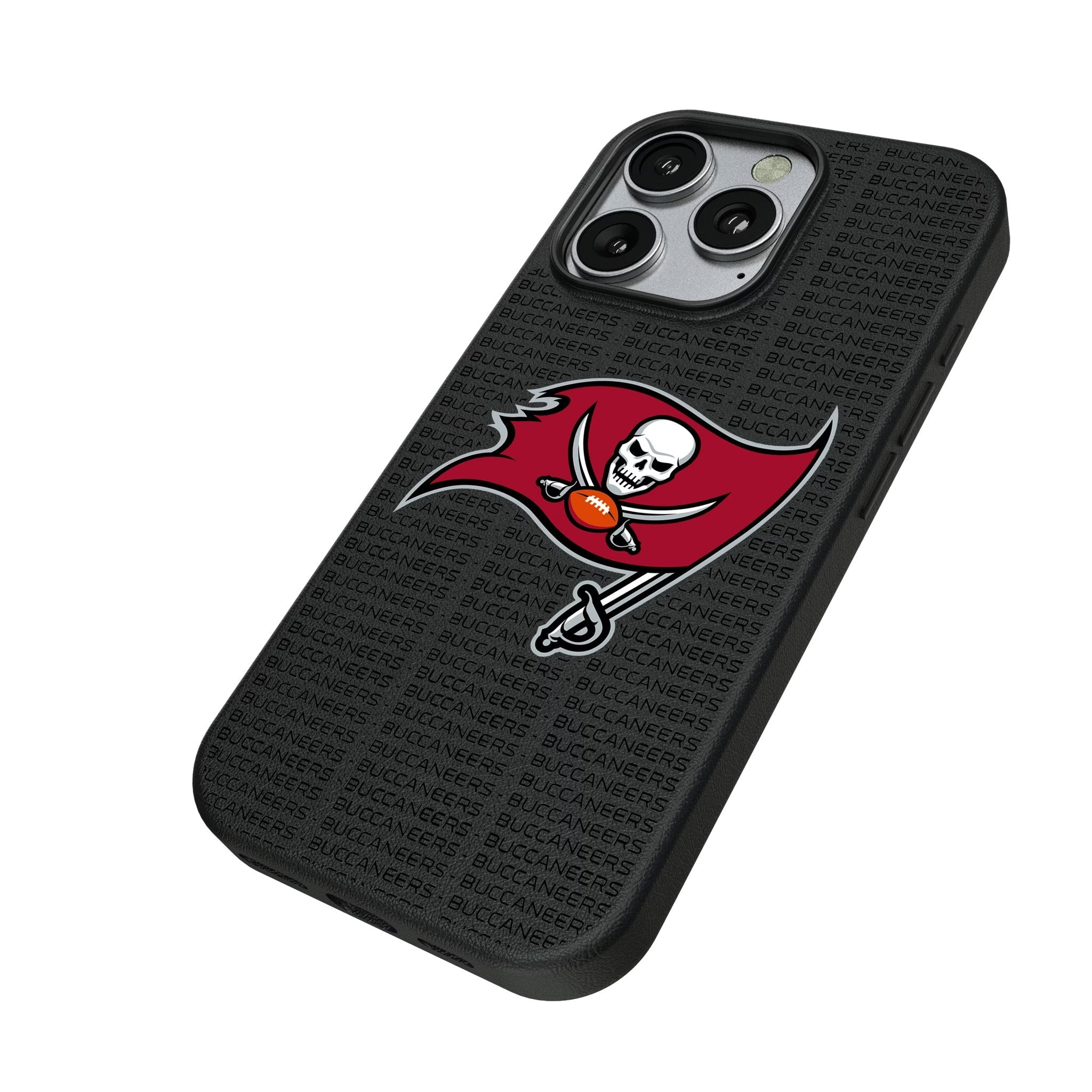 Tampa Bay Buccaneers Text Backdrop MagSafe Compatible Phone Case for Apple iPhone