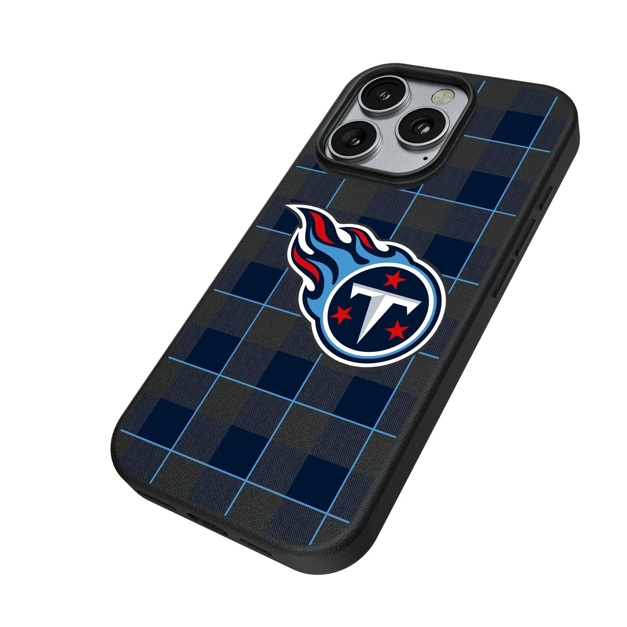Tennessee Titans Plaid MagSafe Compatible Phone Case for Apple iPhone 2