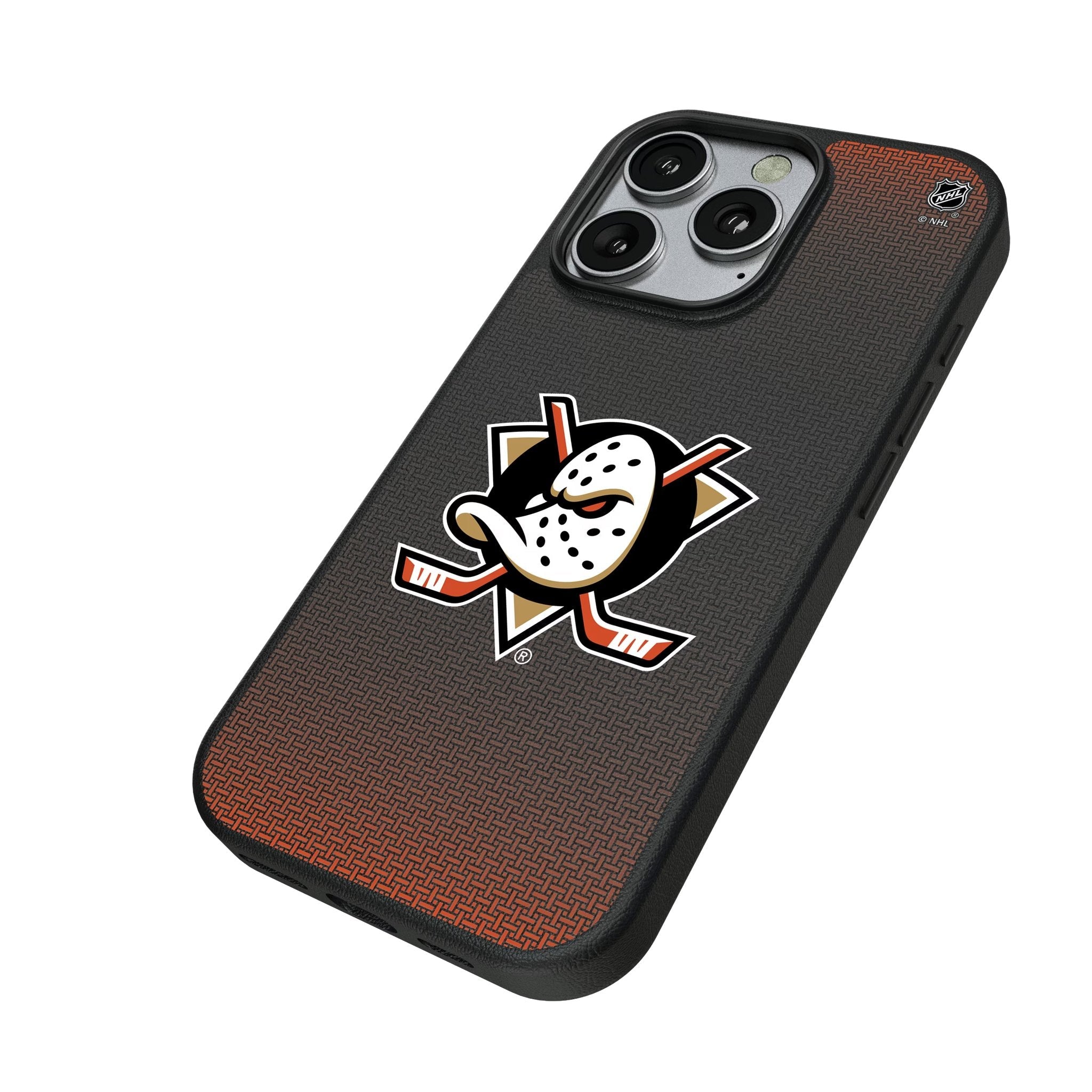 Anaheim Ducks Linen MagSafe Compatible Phone Case for Apple iPhone 2