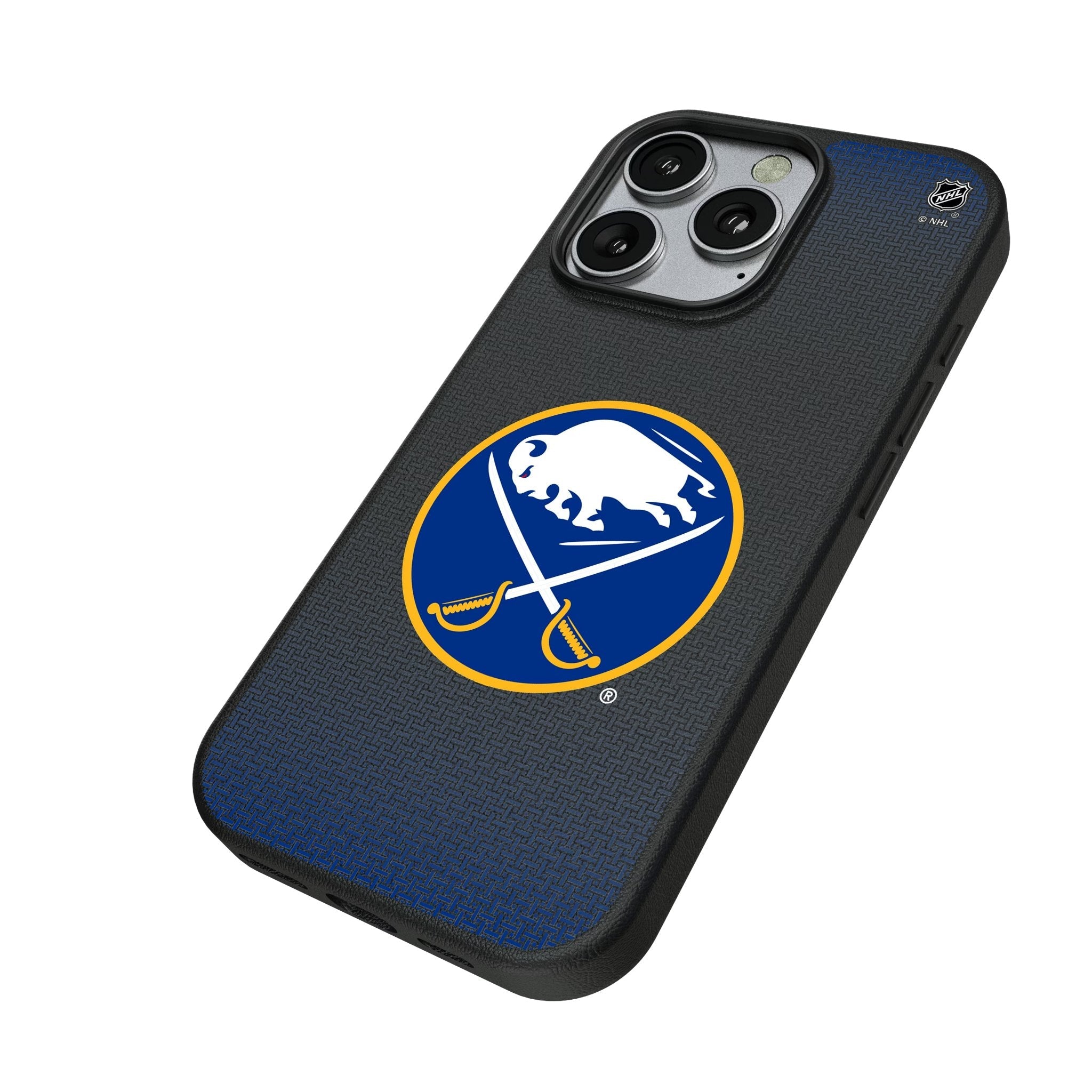 Buffalo Sabres Linen MagSafe Compatible Phone Case for Apple iPhone