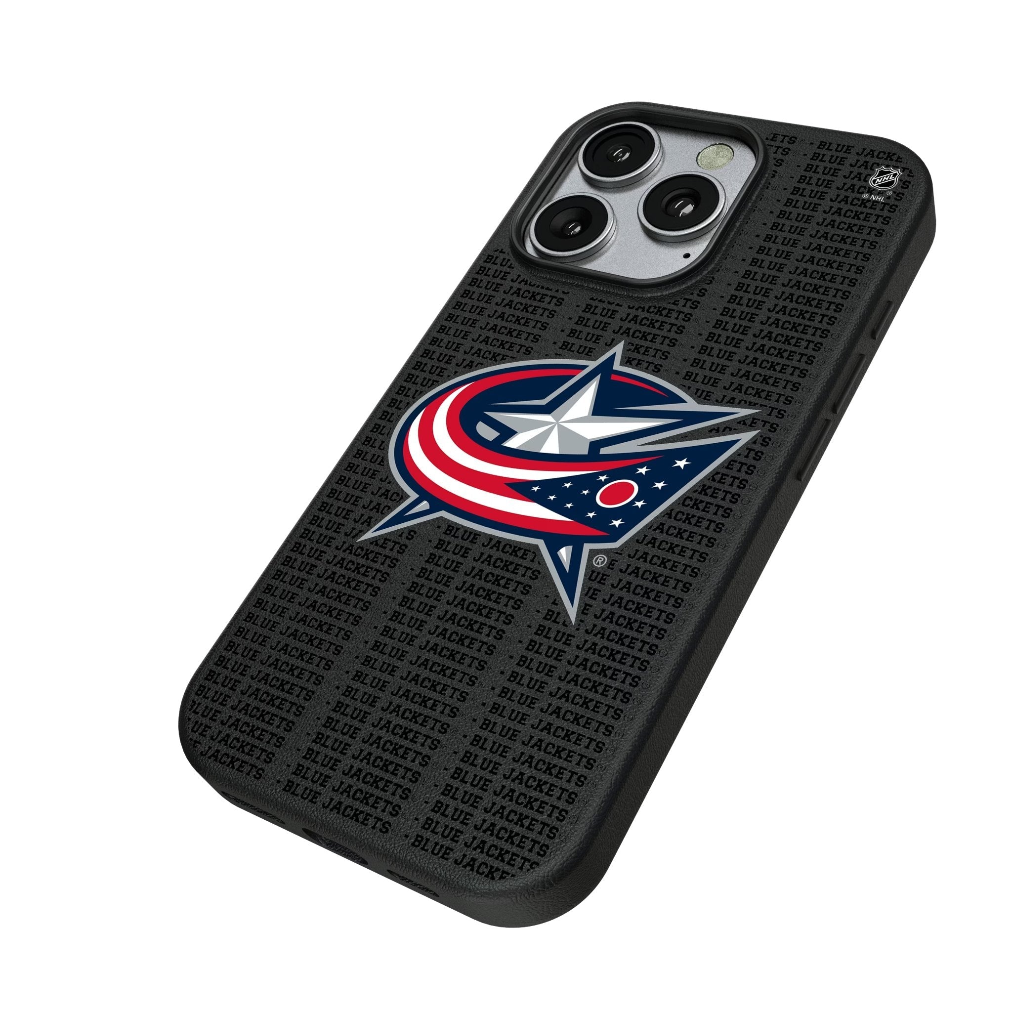 Columbus Blue Jackets Text Backdrop MagSafe Compatible Phone Case for Apple iPhone