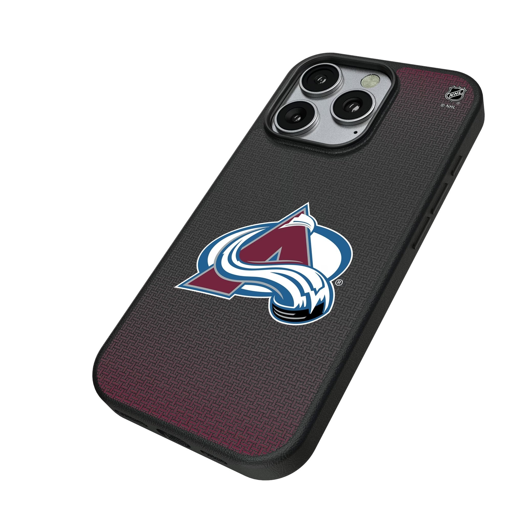 Colorado Avalanche Linen MagSafe Compatible Phone Case for Apple iPhone