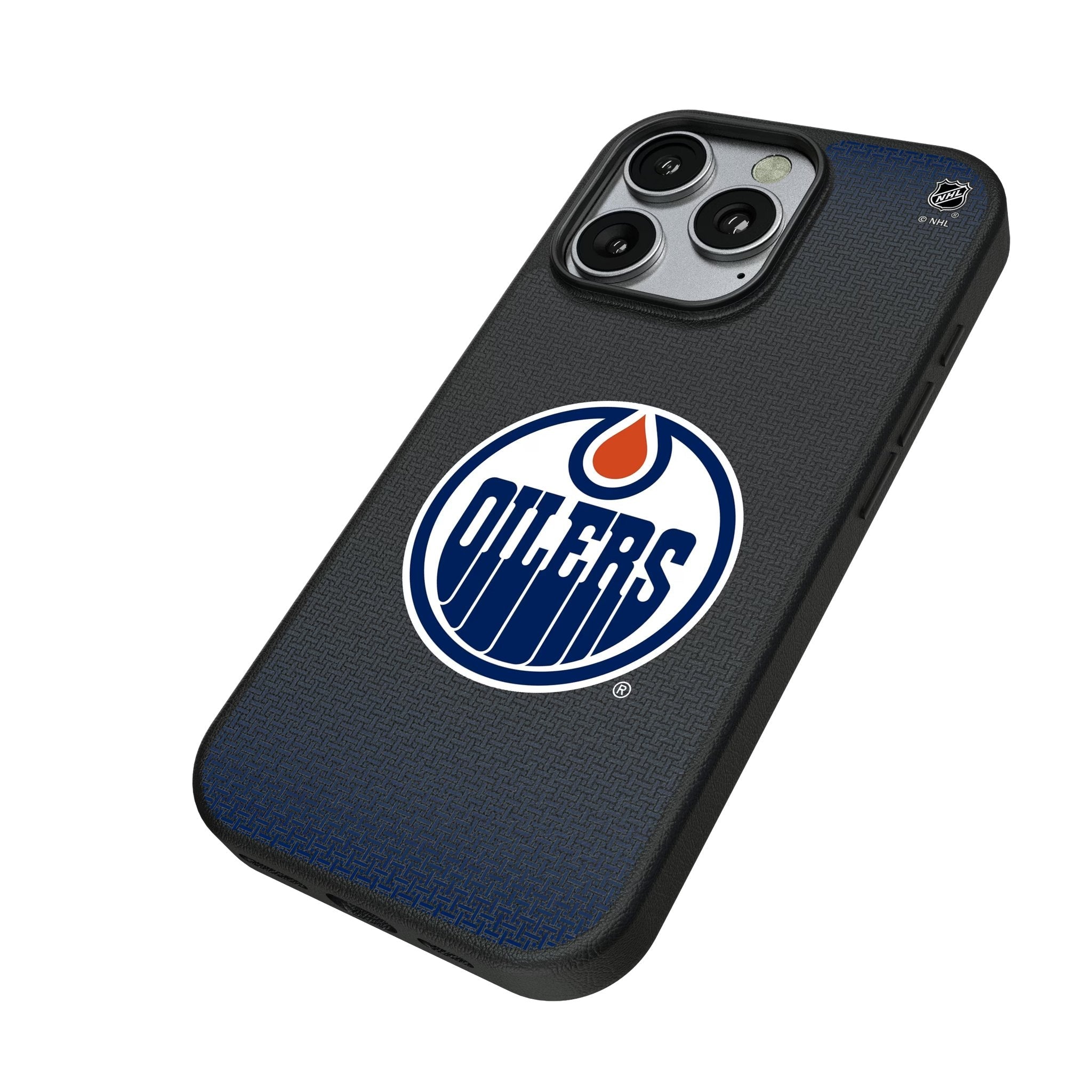 Edmonton Oilers Linen MagSafe Compatible Phone Case for Apple iPhone