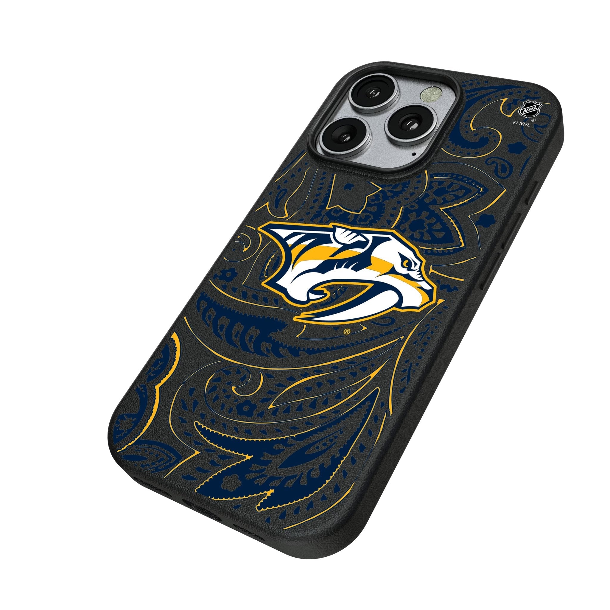 Nashville Predators Paisley MagSafe Compatible Phone Case for Apple iPhone
