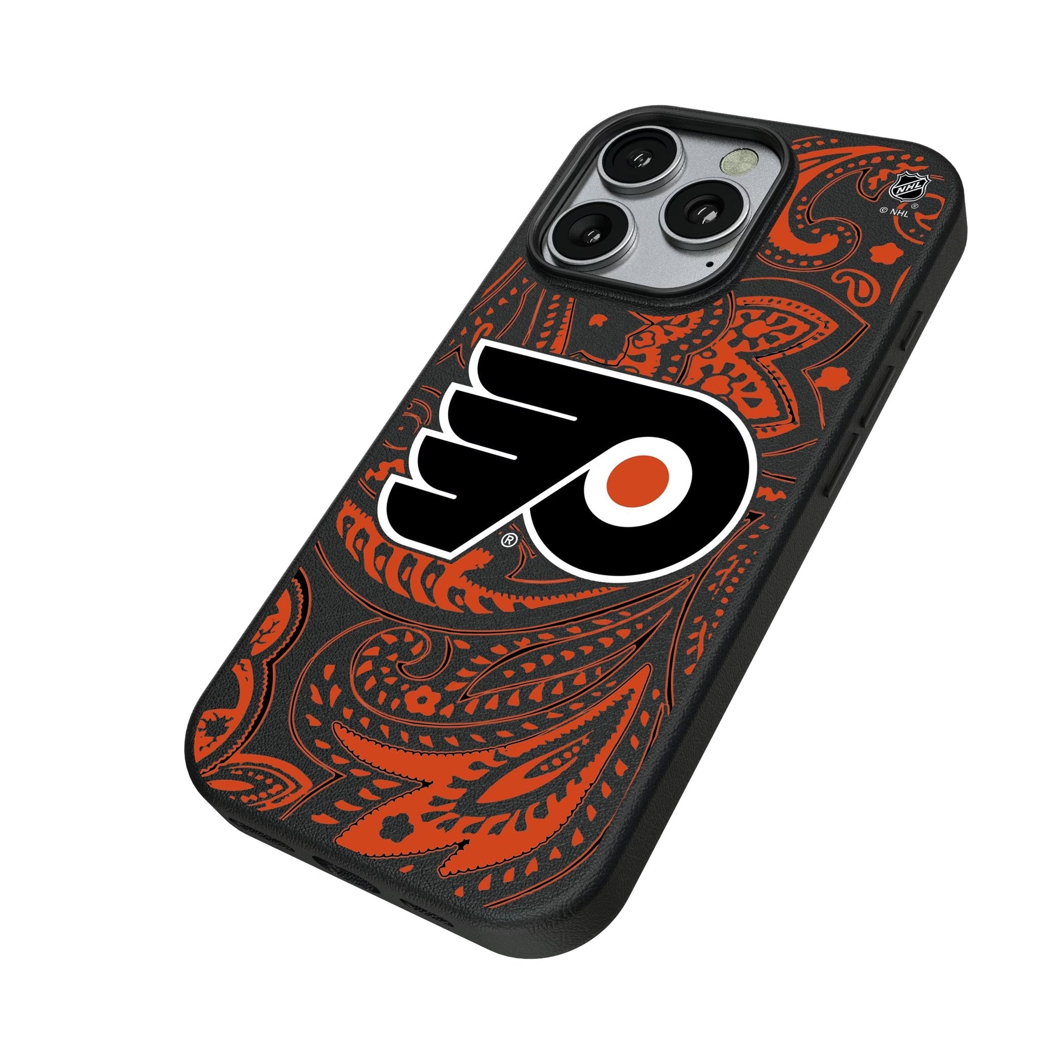Philadelphia Flyers Paisley MagSafe Compatible Phone Case for Apple iPhone