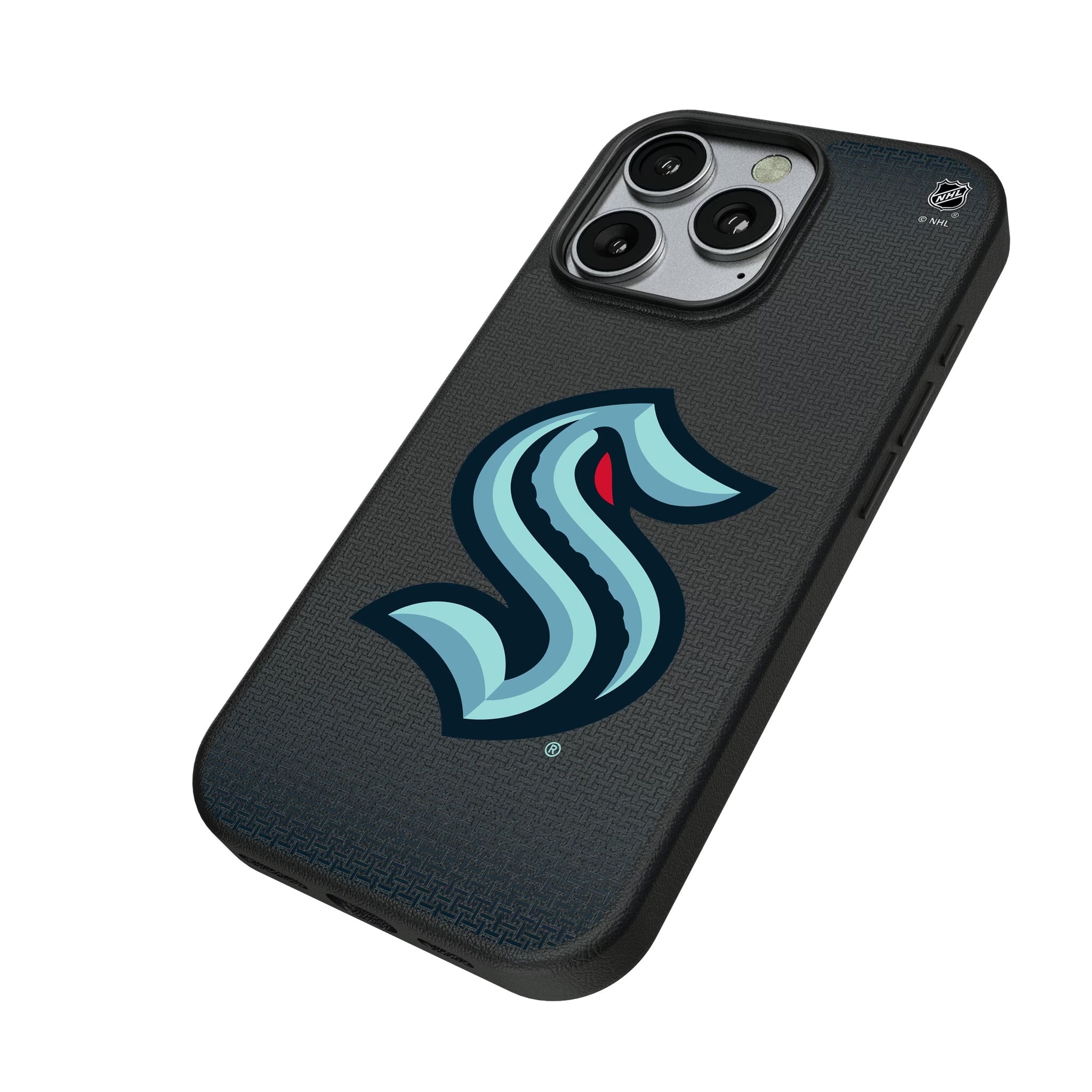 Seattle Kraken Linen MagSafe Compatible Phone Case for Apple iPhone