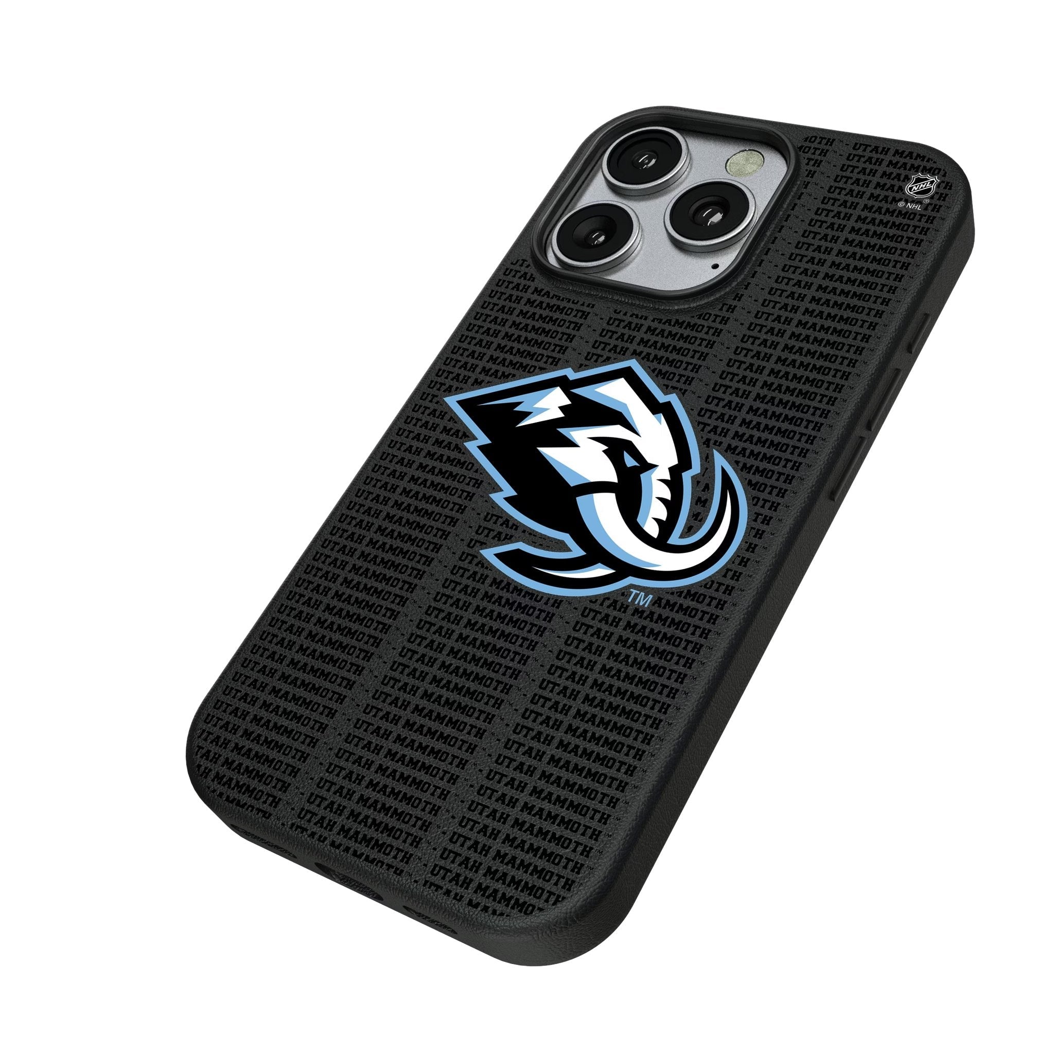 Utah Mammoth Text Backdrop MagSafe Compatible Phone Case for Apple iPhone