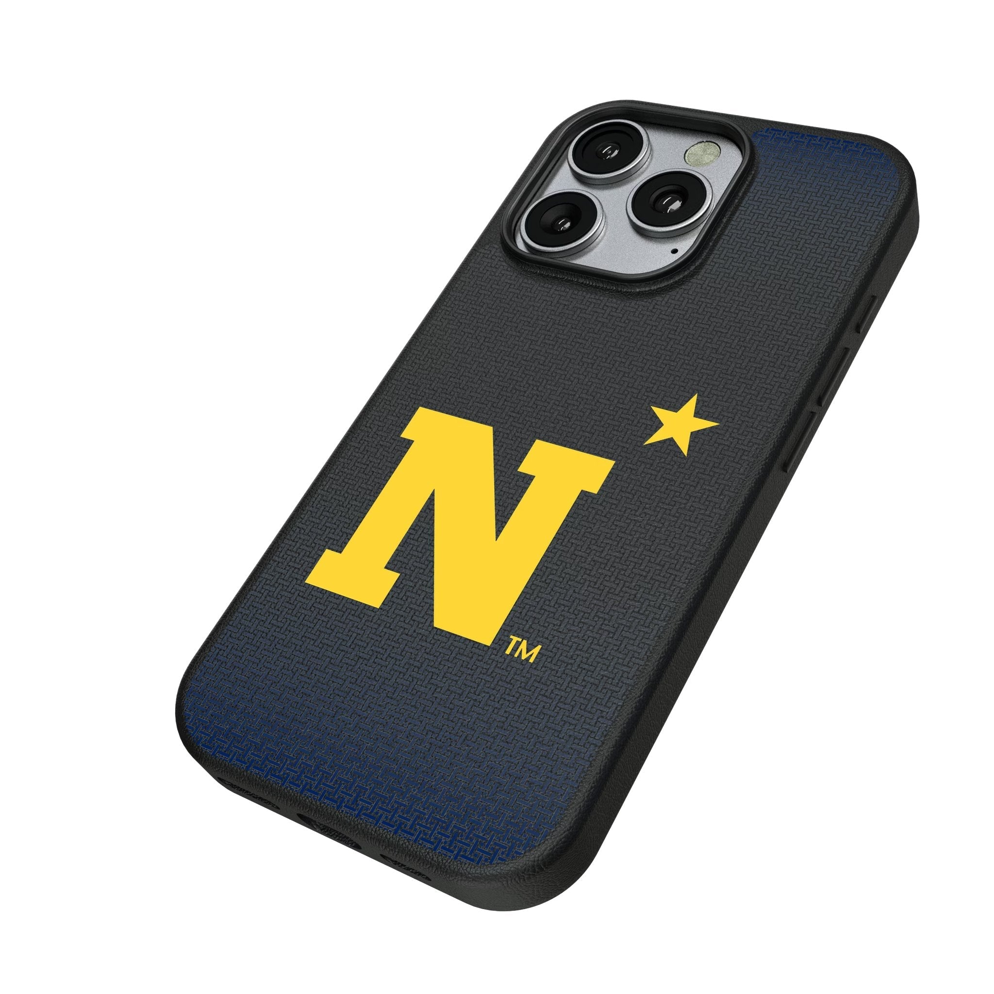 United State Naval Academy Midshipmen Linen MagSafe Compatible Phone Case for Apple iPhone