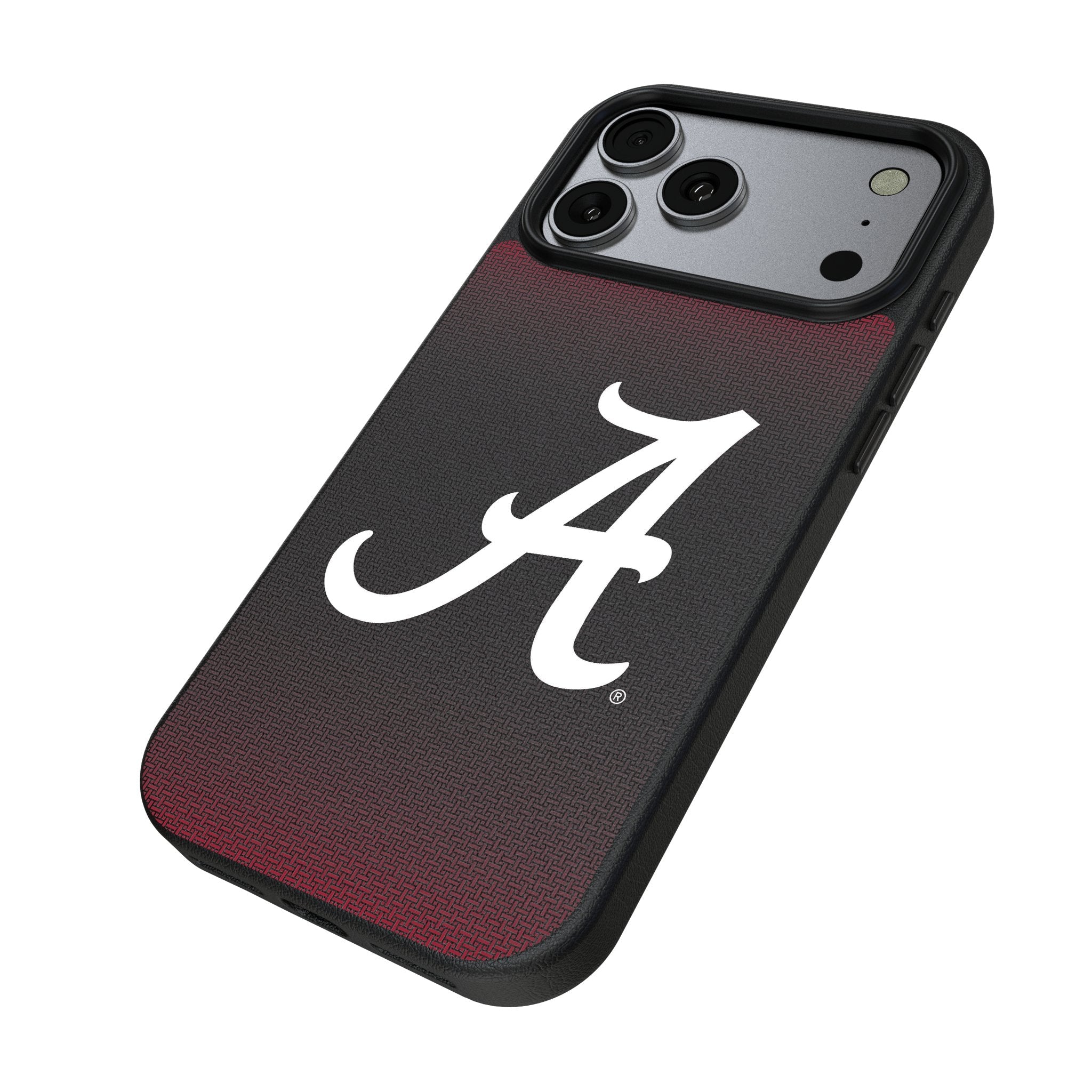 University of Alabama Crimson Tide Script A Linen MagSafe Compatible Phone Case for Apple iPhone 17 Series