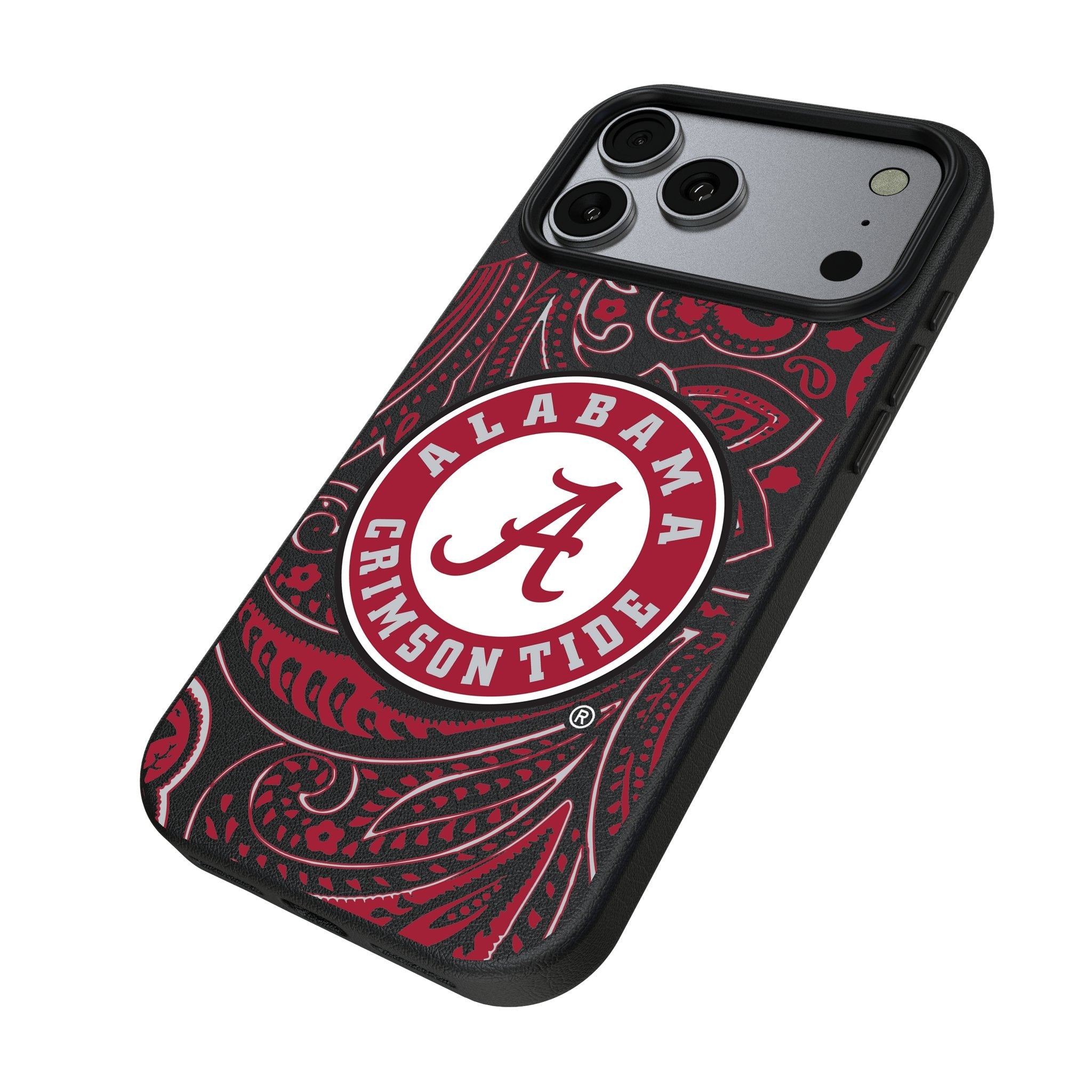 University of Alabama Crimson Tide Paisley MagSafe Compatible Phone Case for Apple iPhone 17 Series