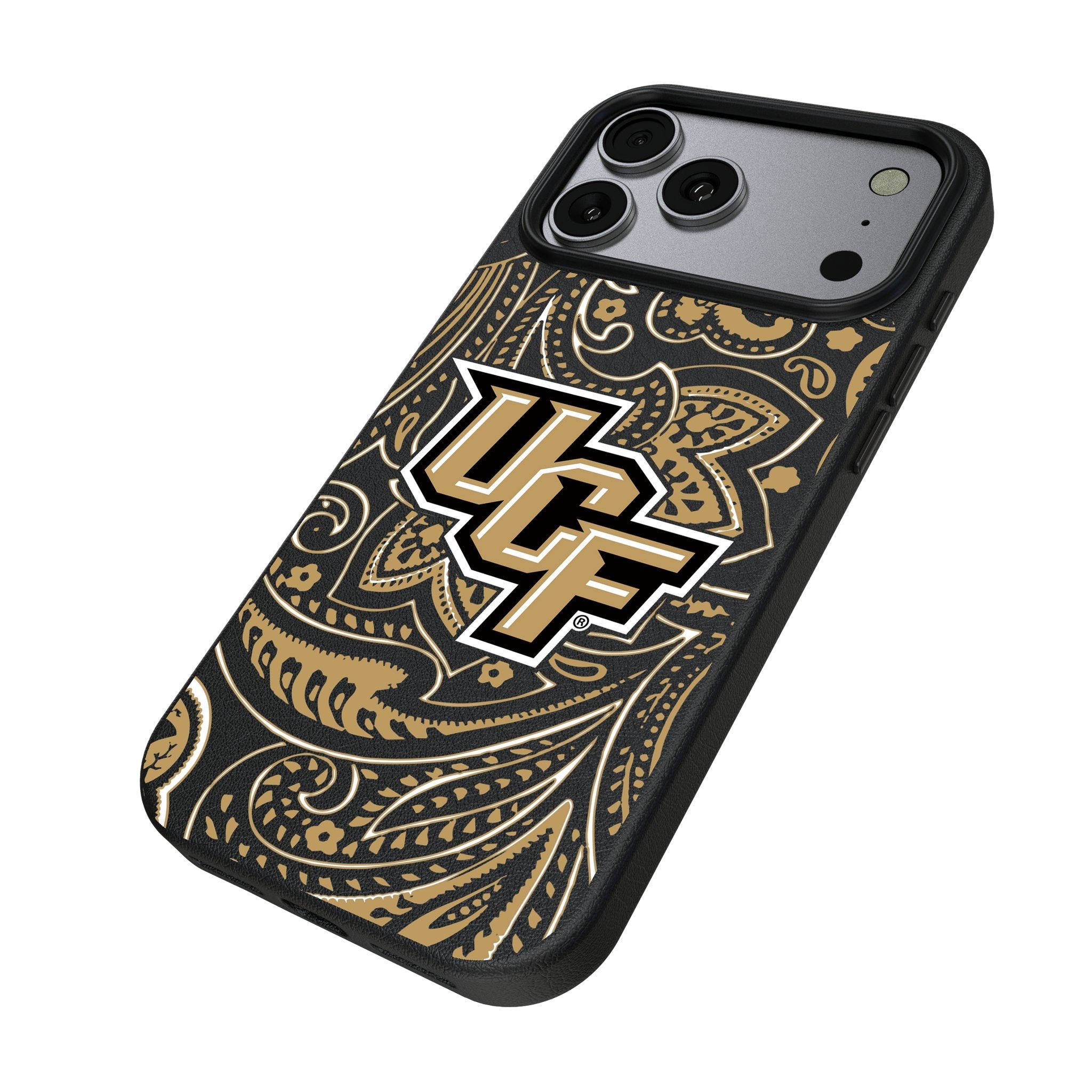 University of Central Florida Golden Knights Paisley MagSafe Compatible Phone Case for Apple iPhone 17 Series 2
