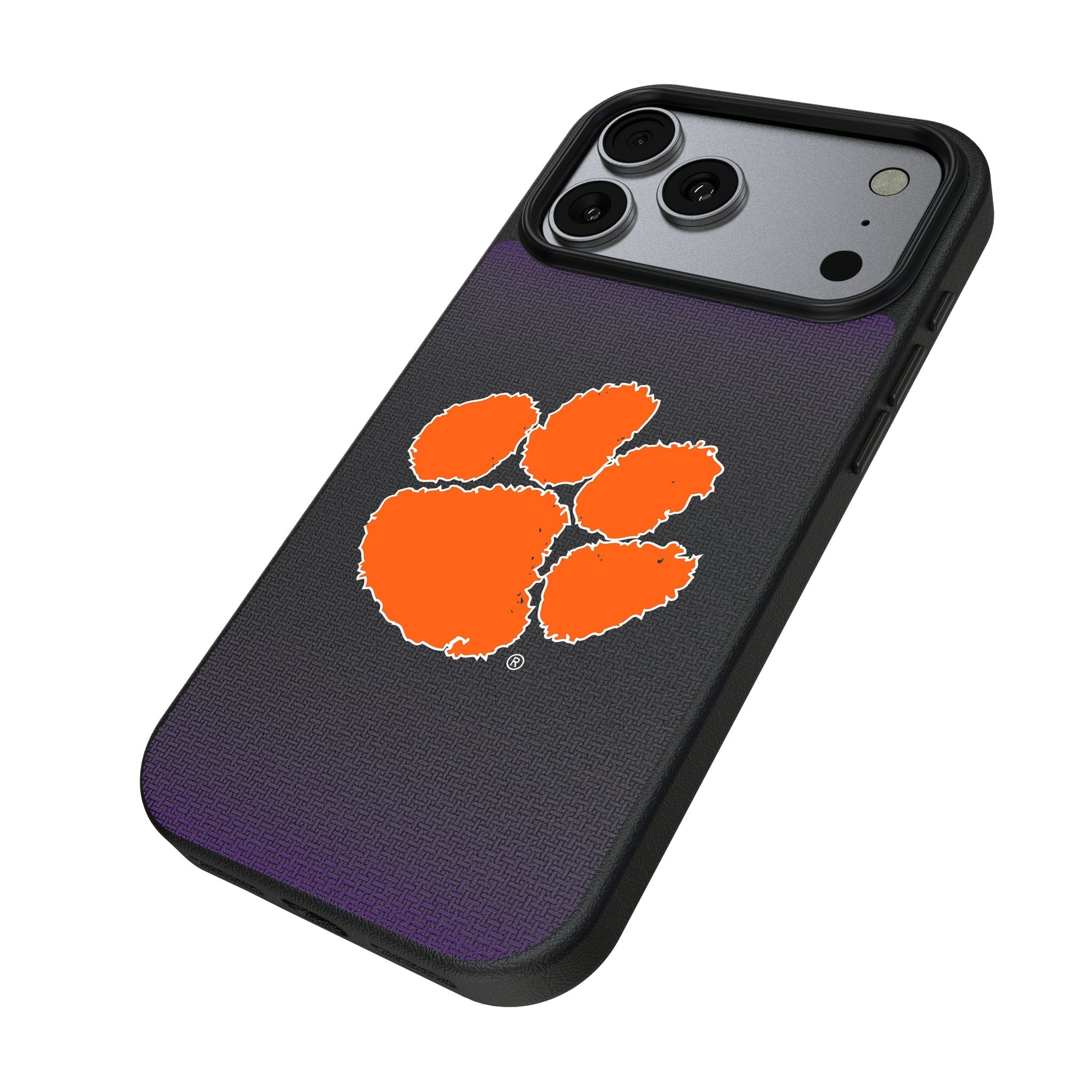 Clemson University Tigers Linen MagSafe Compatible Phone Case for Apple iPhone 17 Series