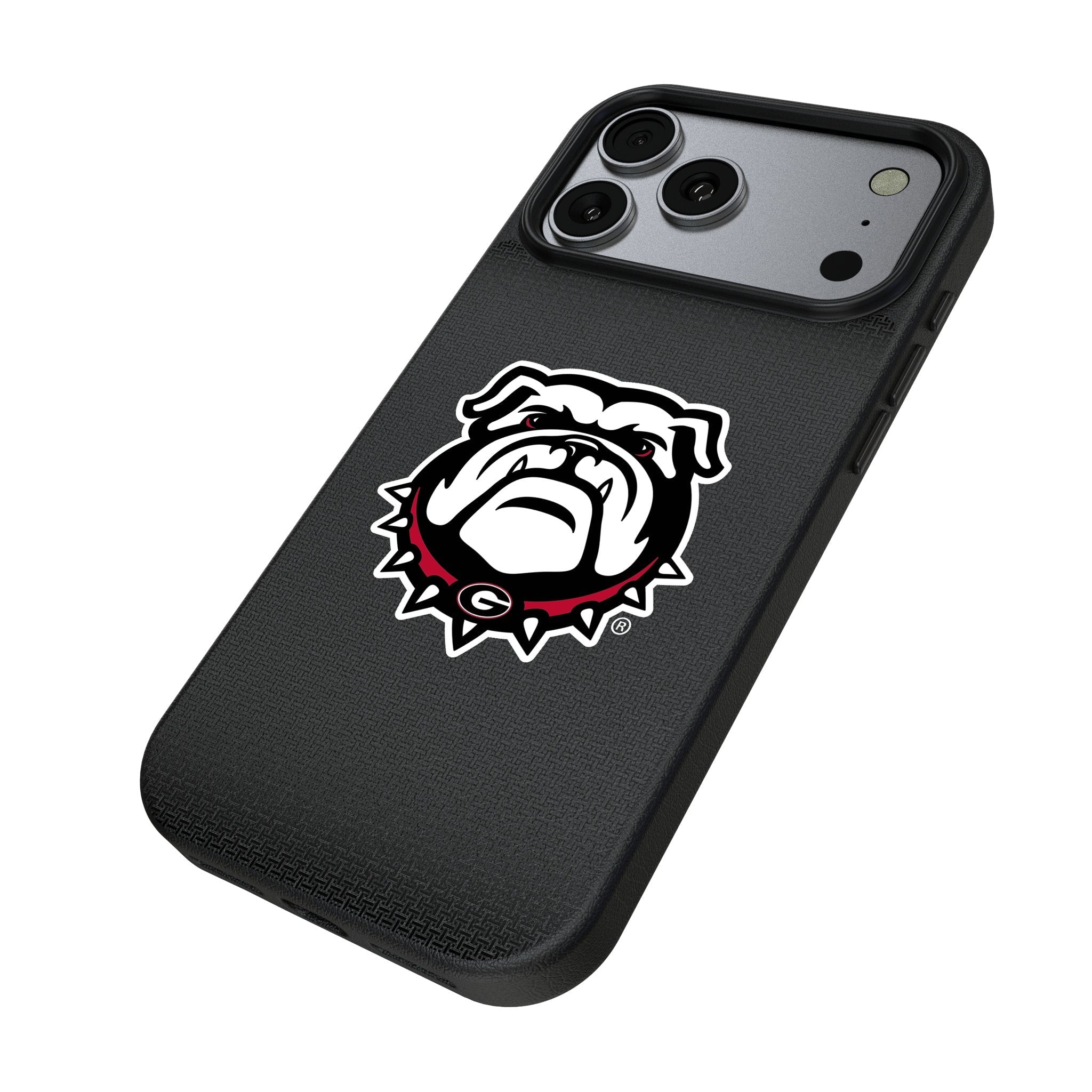 University of Georgia Bulldogs Uga Linen MagSafe Compatible Phone Case for Apple iPhone 17 Series 2