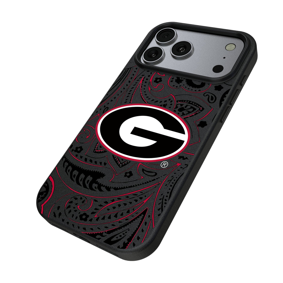University of Georgia Bulldogs Paisley MagSafe Compatible Phone Case for Apple iPhone 17 Series 2