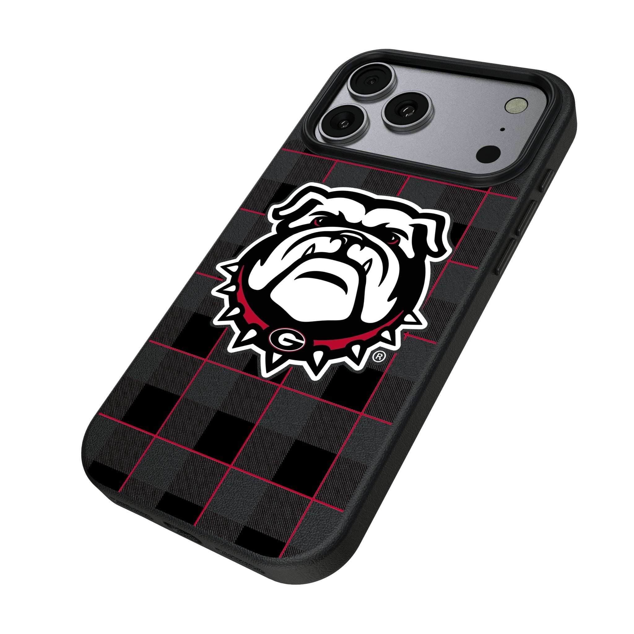 University of Georgia Bulldogs Uga Plaid MagSafe Compatible Phone Case for Apple iPhone 17 Series 2