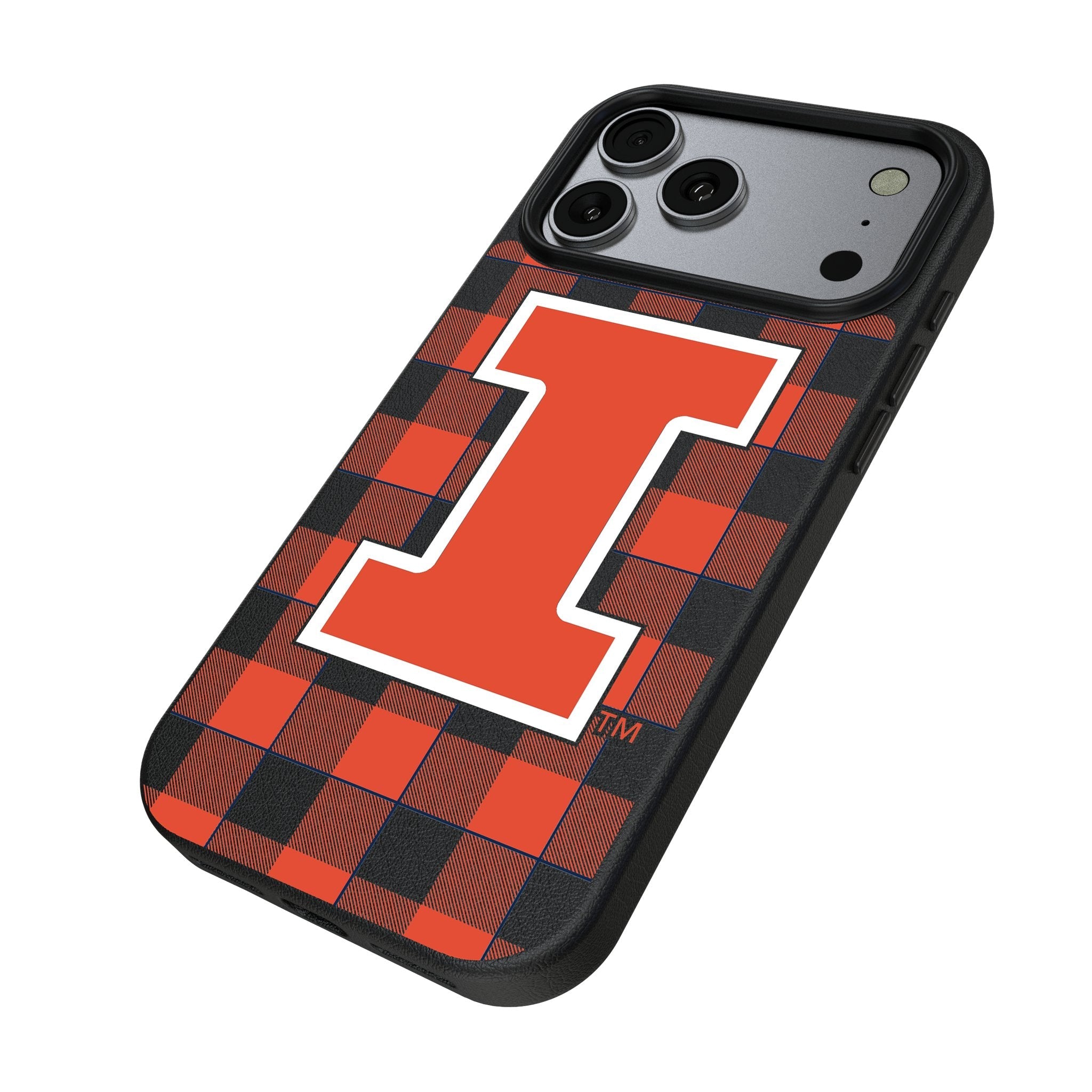 University of Illinois Fighting Illini Plaid MagSafe Compatible Phone Case for Apple iPhone 17 Series