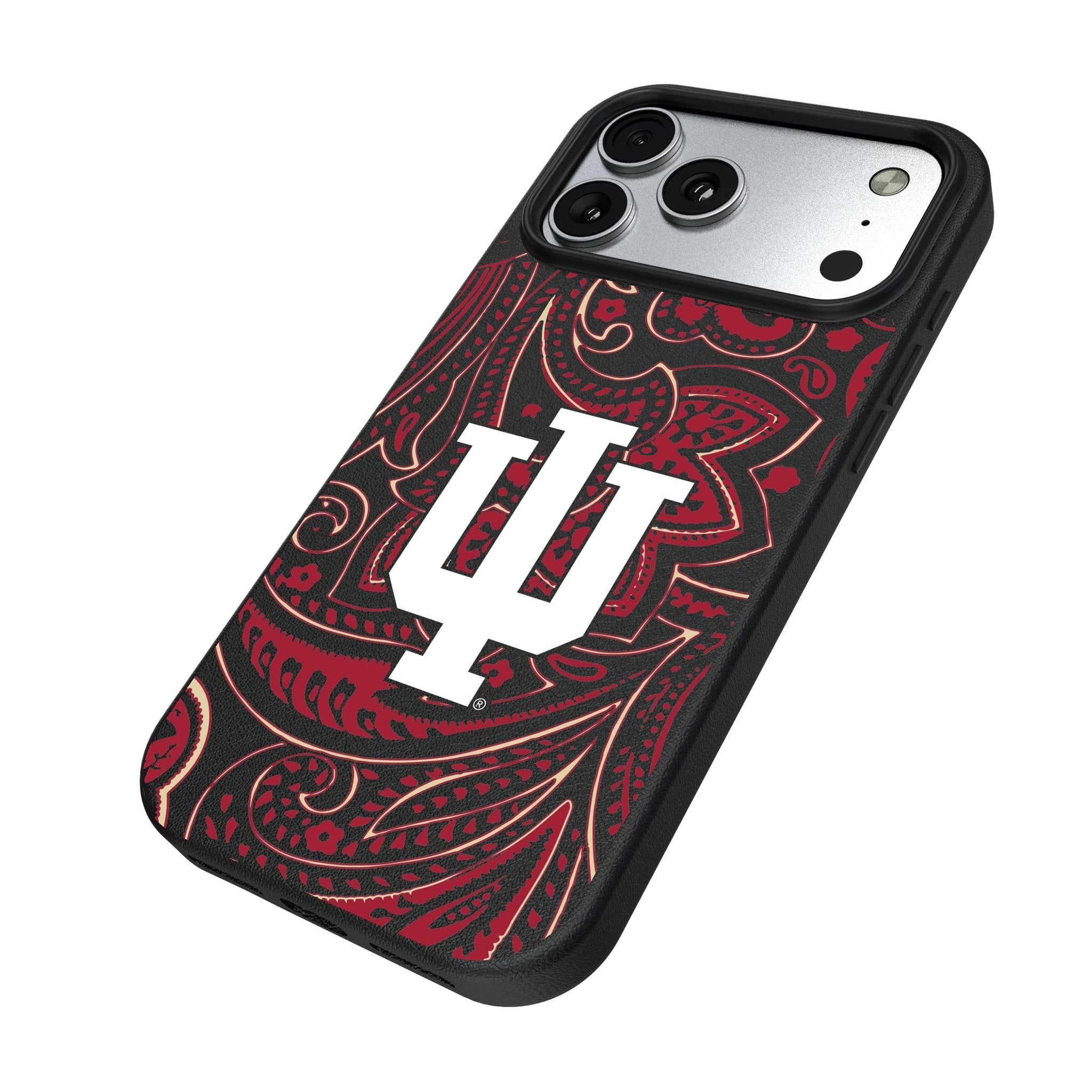 Indiana University Hoosiers Paisley MagSafe Compatible Phone Case for Apple iPhone 17 Series 4