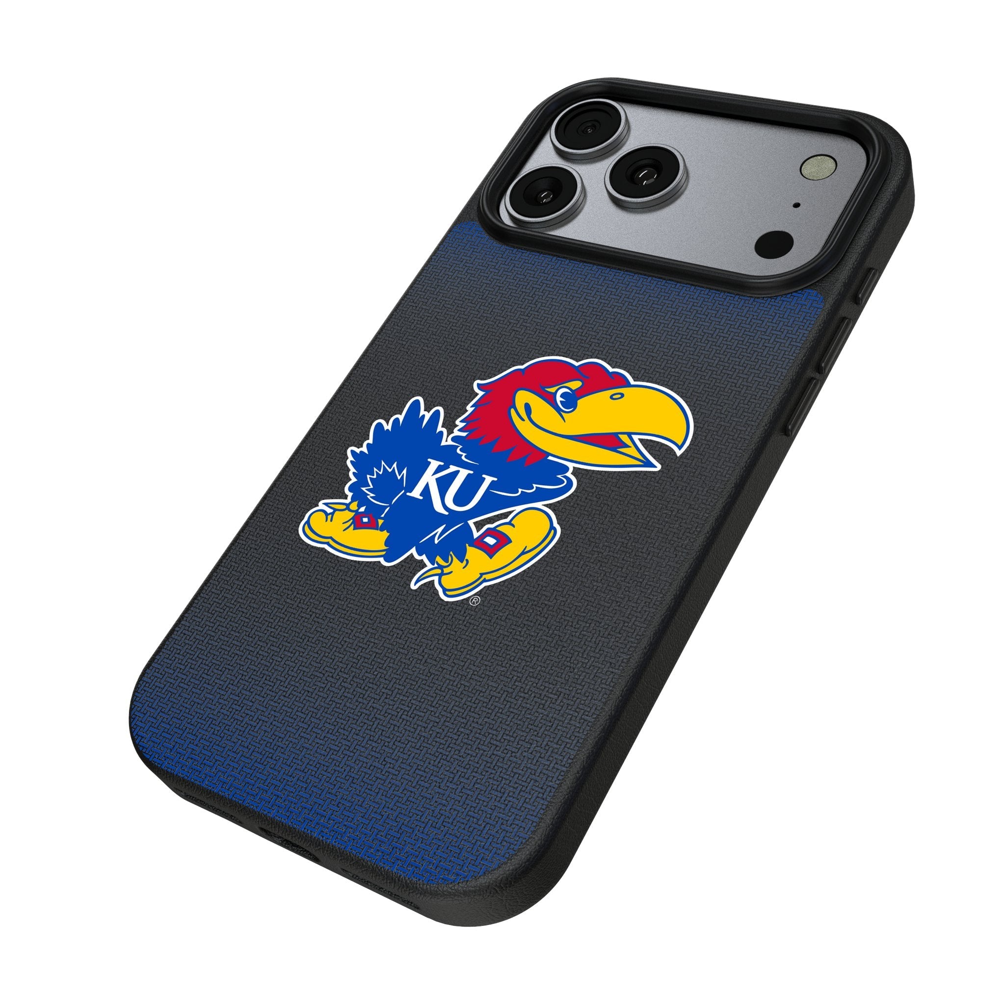 University of Kansas Jayhawks Linen MagSafe Compatible Phone Case for Apple iPhone 17 Series
