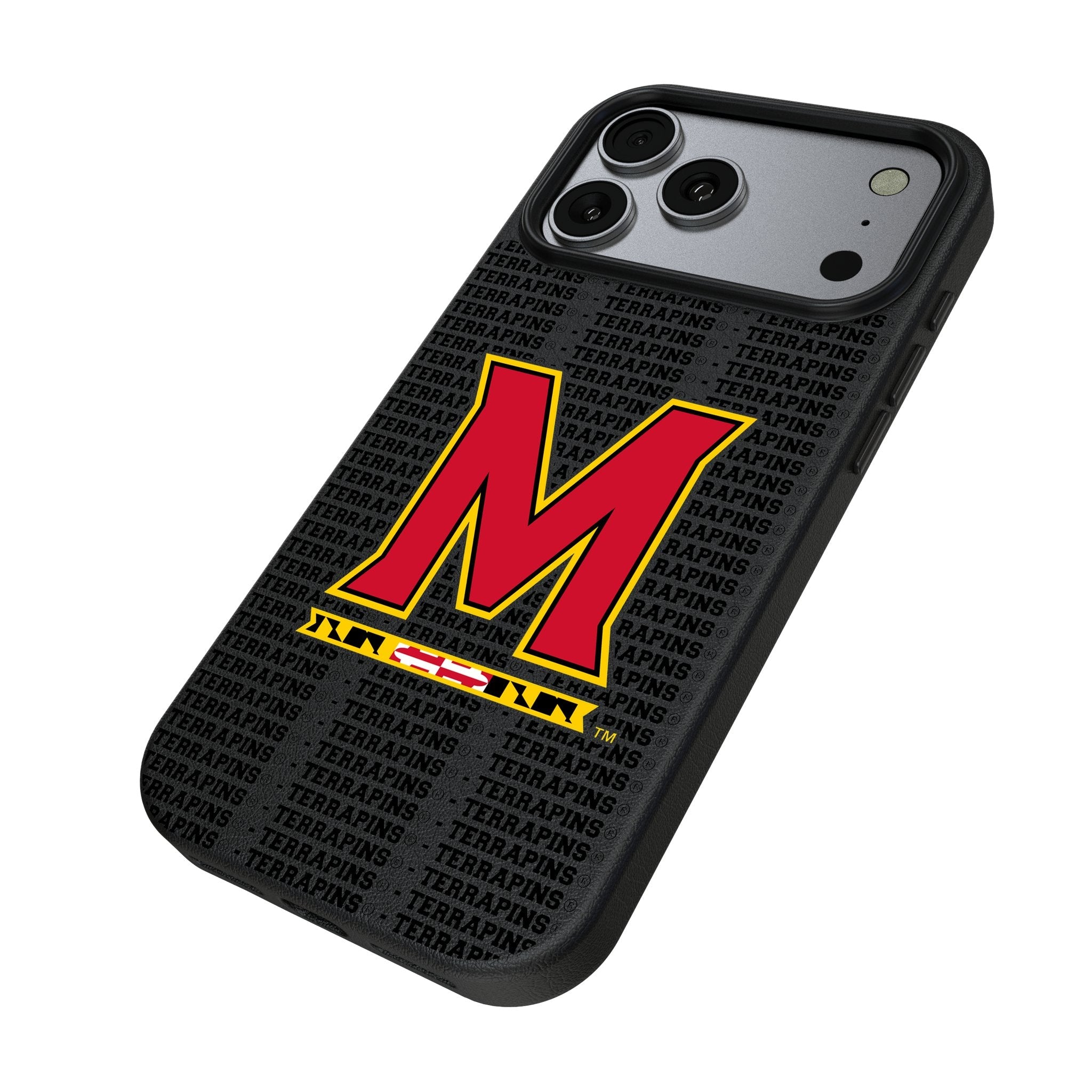 University of Maryland Terrapins Text Backdrop MagSafe Compatible Phone Case for Apple iPhone 17 Series