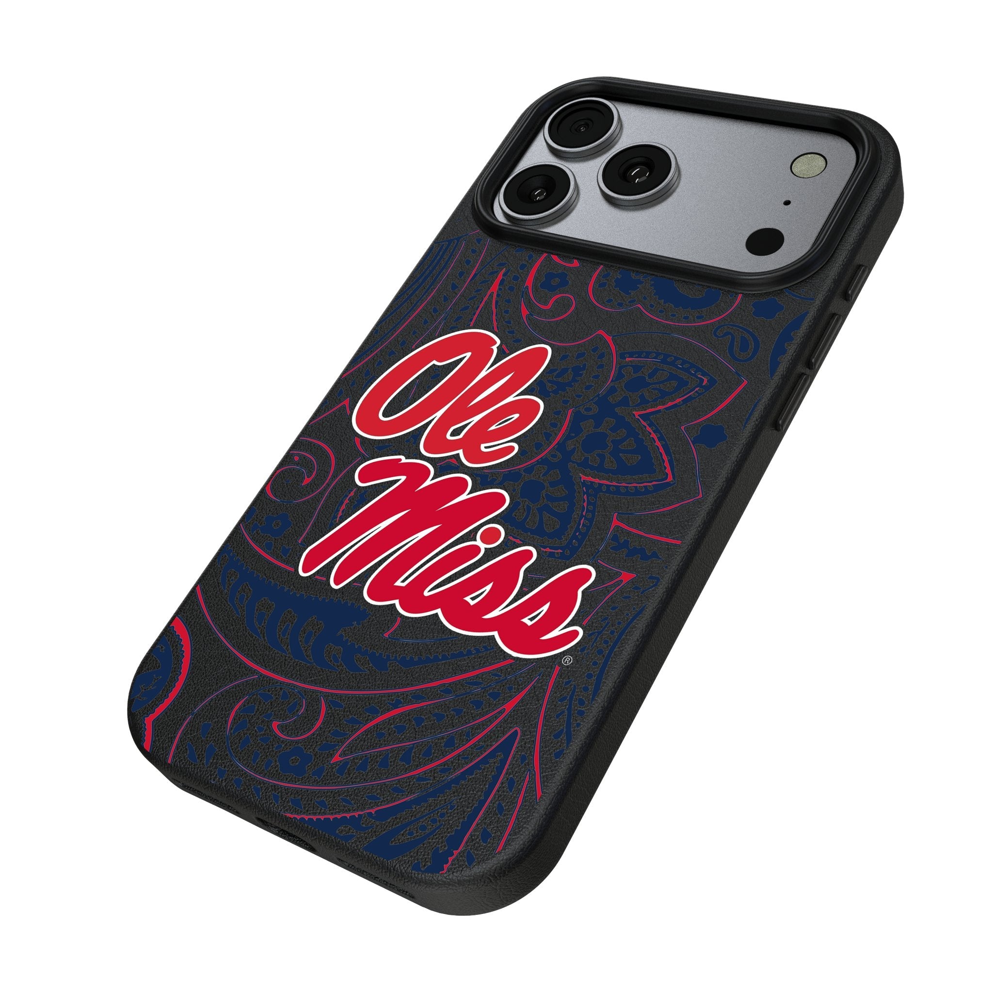 University of Mississippi Rebels Paisley MagSafe Compatible Phone Case for Apple iPhone 17 Series 2