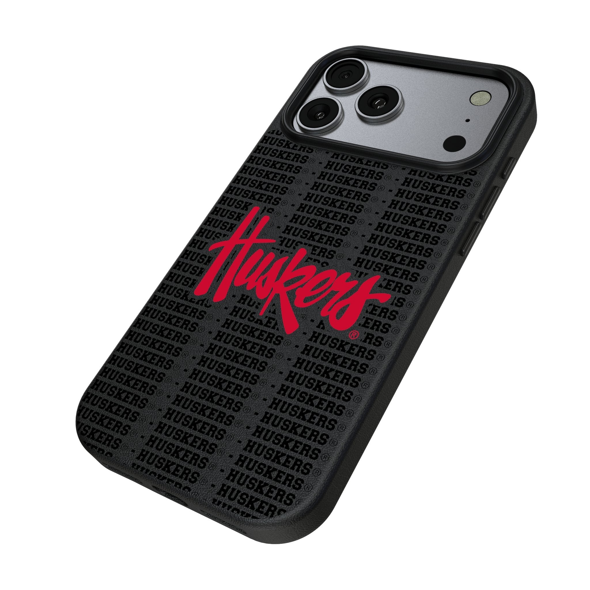 University of Nebraska Huskers Text Backdrop MagSafe Compatible Phone Case for Apple iPhone 17 Series 2