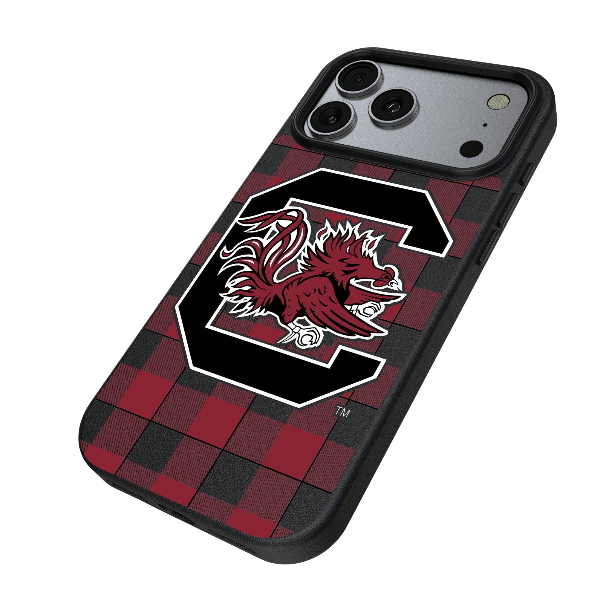 University of South Carolina Gamecocks Plaid MagSafe Compatible Phone Case for Apple iPhone 17 Series