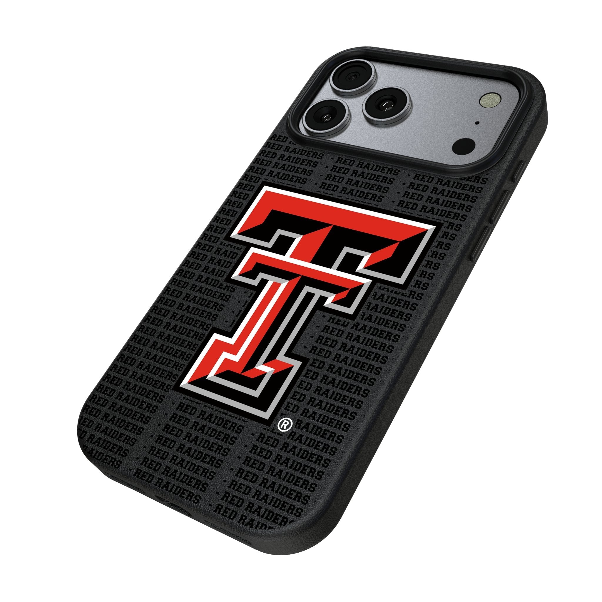 Texas Tech Red Raiders Text Backdrop MagSafe Compatible Phone Case for Apple iPhone 17 Series 2