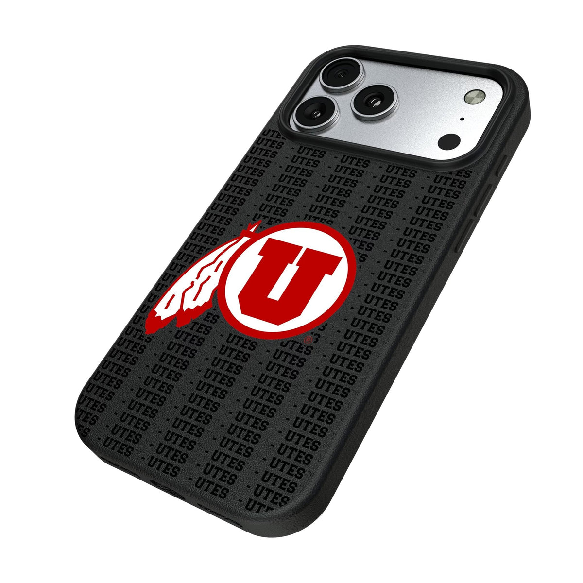 University of Utah Utes Text Backdrop MagSafe Compatible Phone Case for Apple iPhone 17 Series 5