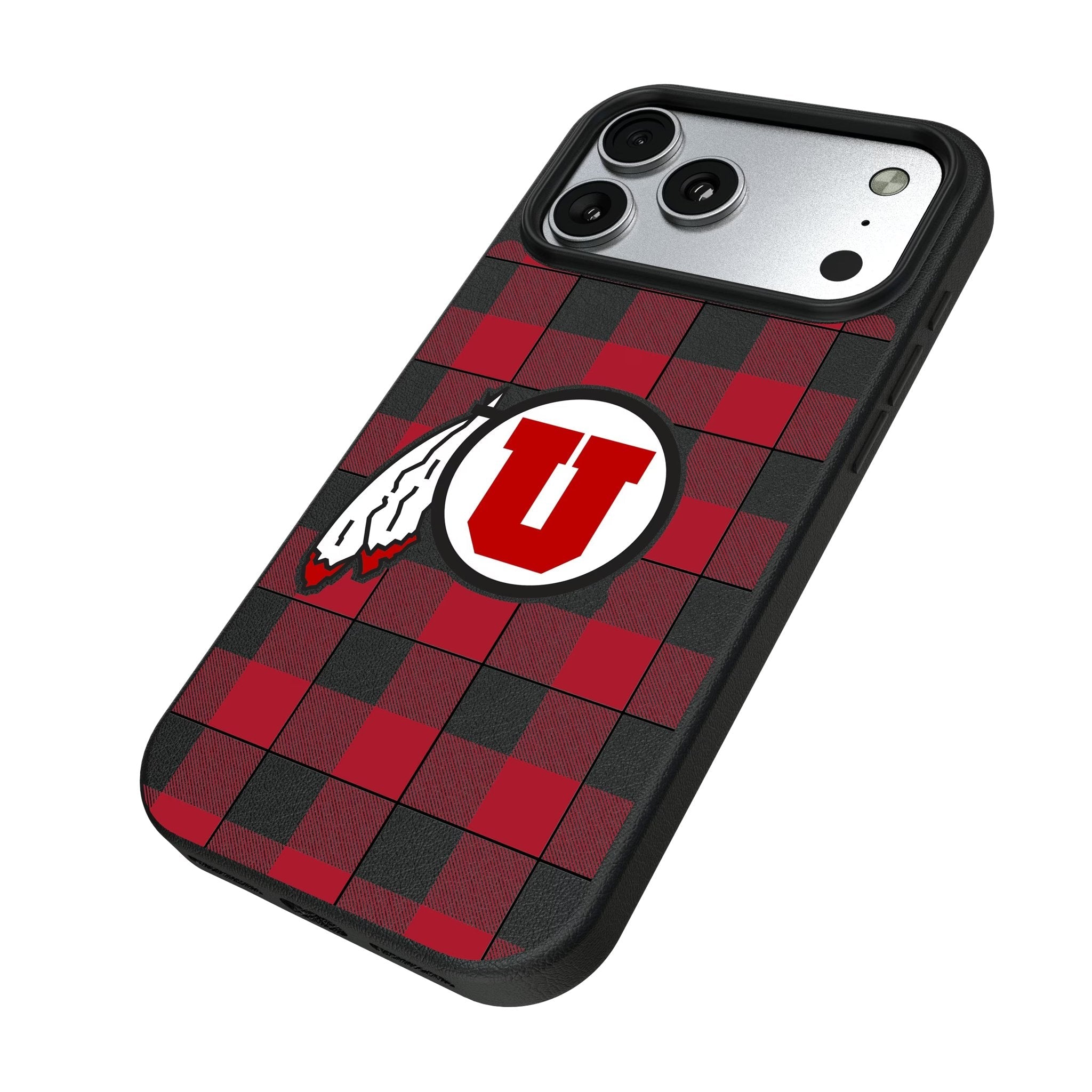 University of Utah Utes Plaid MagSafe Compatible Phone Case for Apple iPhone 17 Series 5