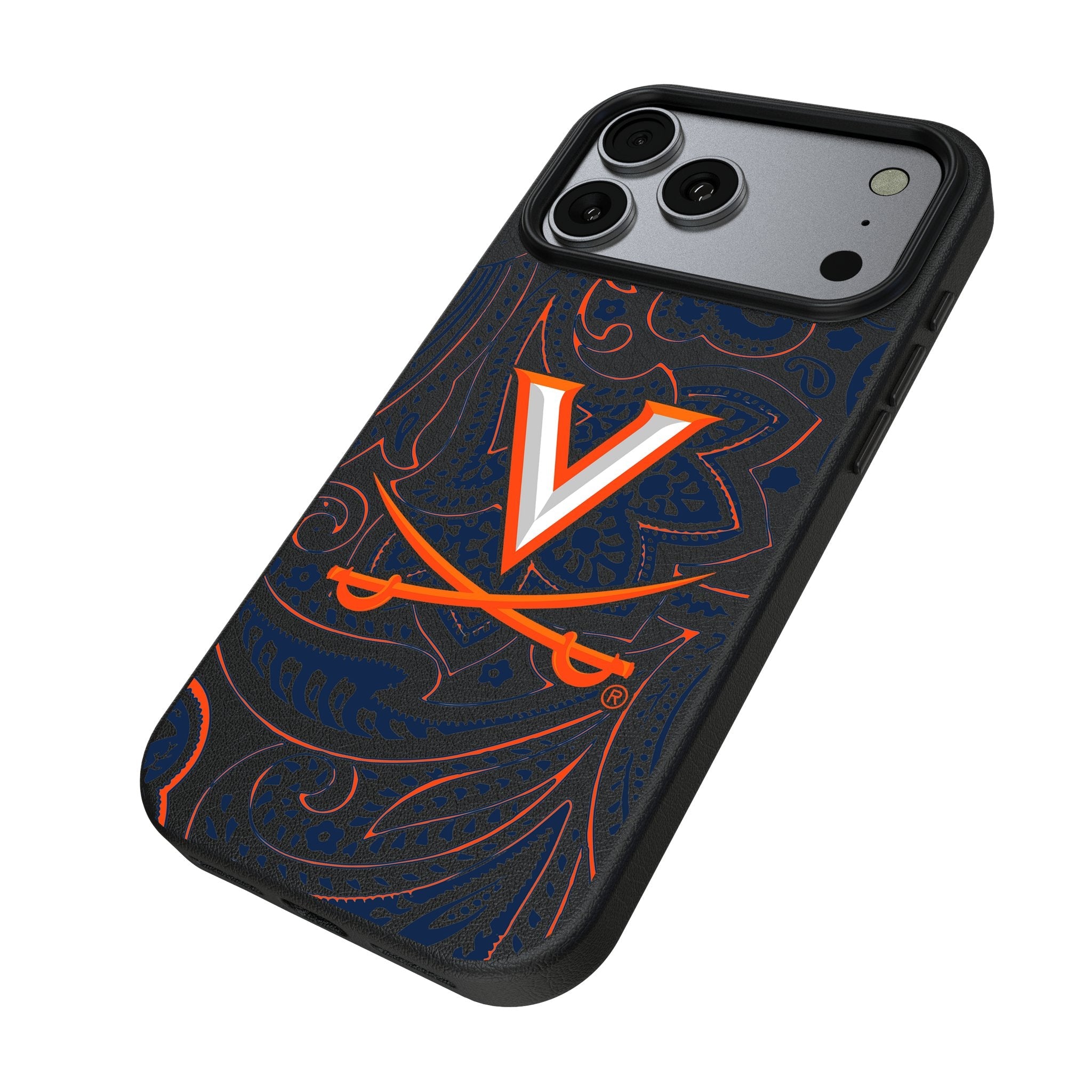 University of Virginia Cavaliers Paisley MagSafe Compatible Phone Case for Apple iPhone 17 Series
