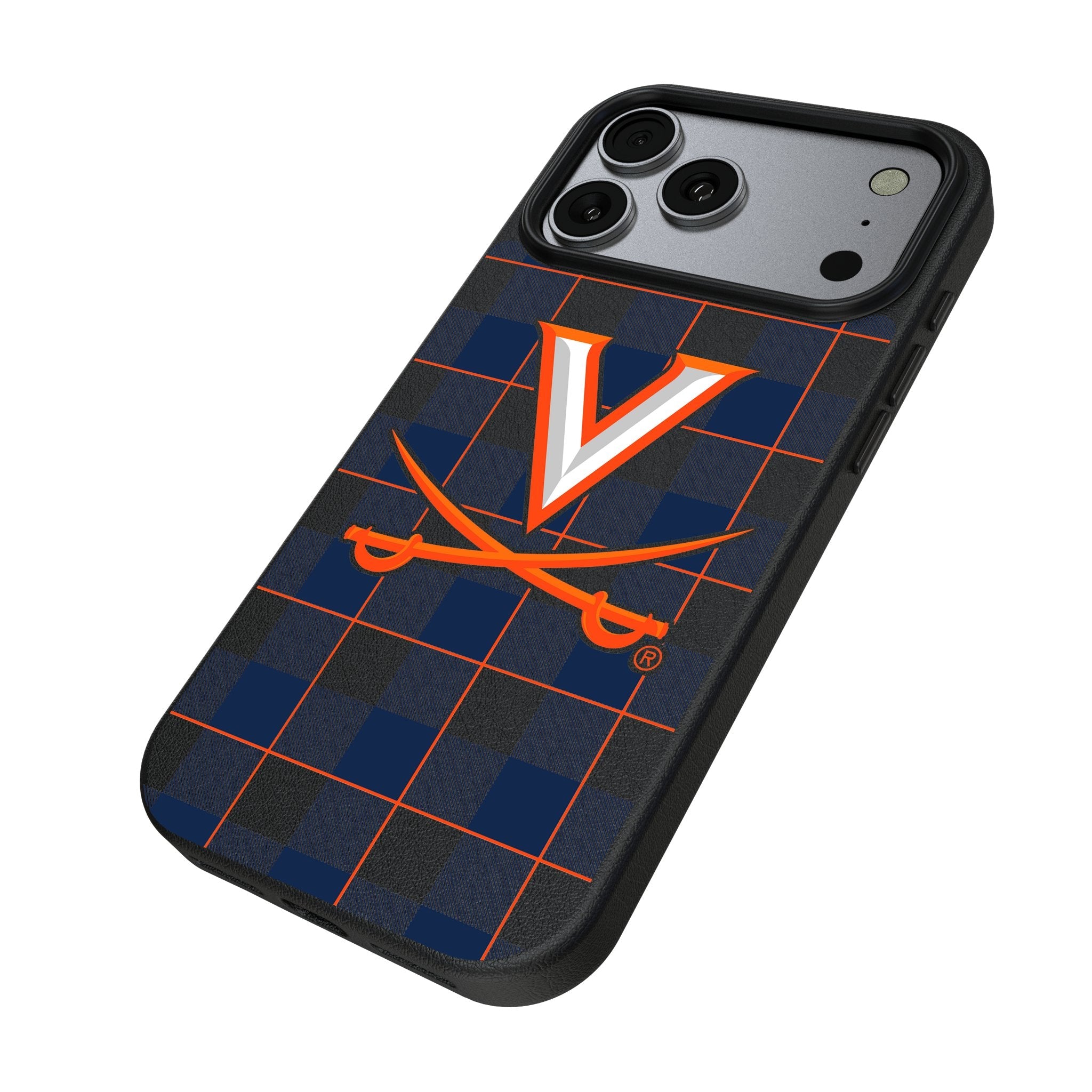 University of Virginia Cavaliers Plaid MagSafe Compatible Phone Case for Apple iPhone 17 Series 2