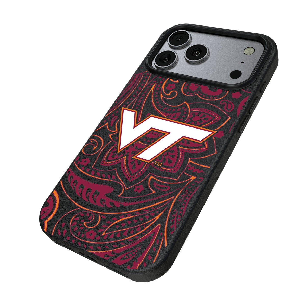 Virginia Tech Hokies Paisley MagSafe Compatible Phone Case for Apple iPhone 17 Series