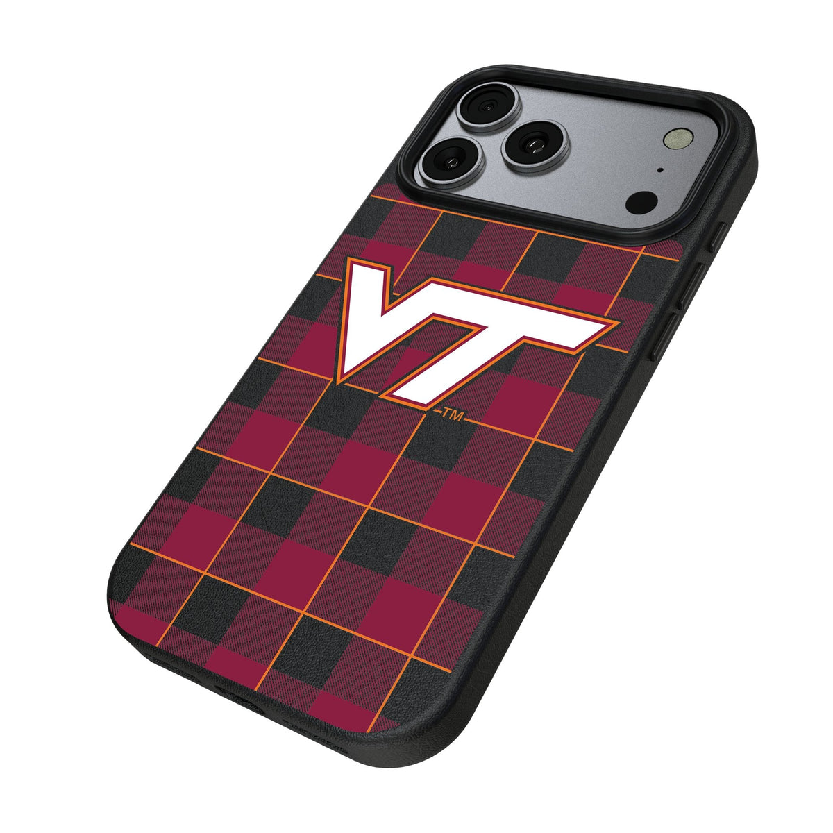 Virginia Tech Hokies Plaid MagSafe Compatible Phone Case for Apple iPhone 17 Series